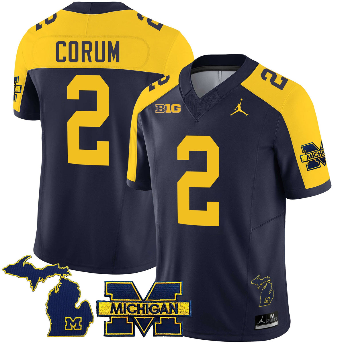 Men's Michigan Wolverines 2024 Special Jersey - All Stitched - image 2