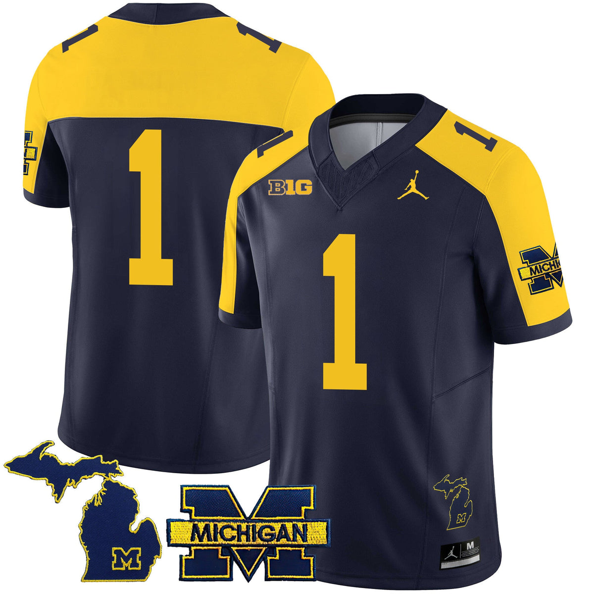 Men's Michigan Wolverines 2024 Special Jersey - All Stitched - image 6