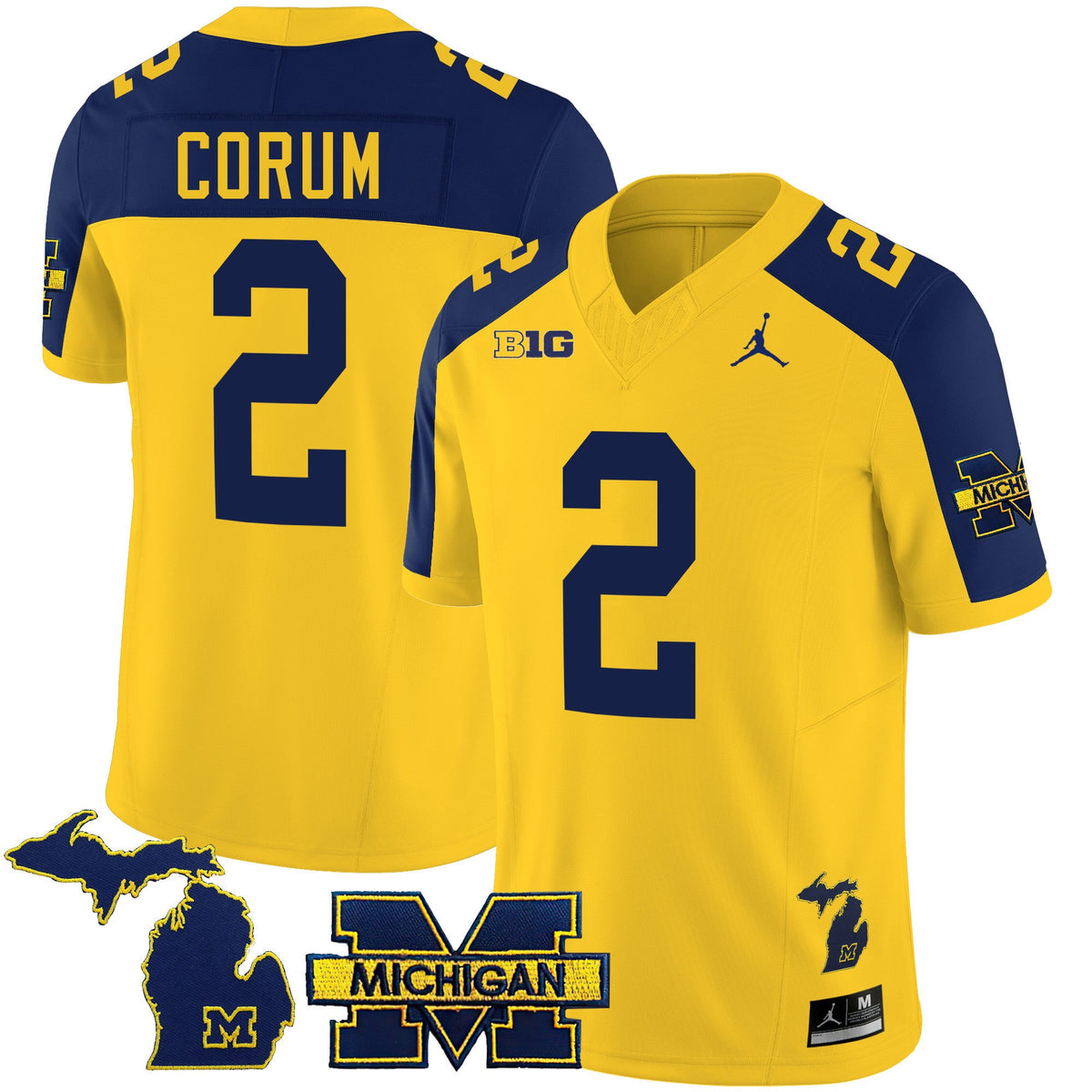 Men's Michigan Wolverines 2024 Special Jersey - All Stitched - image 8