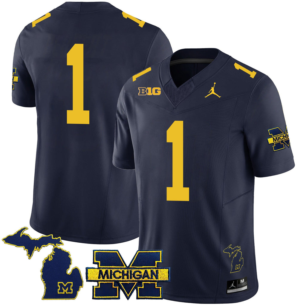 Men's Michigan Wolverines 2024 Special Jersey - All Stitched - image 30