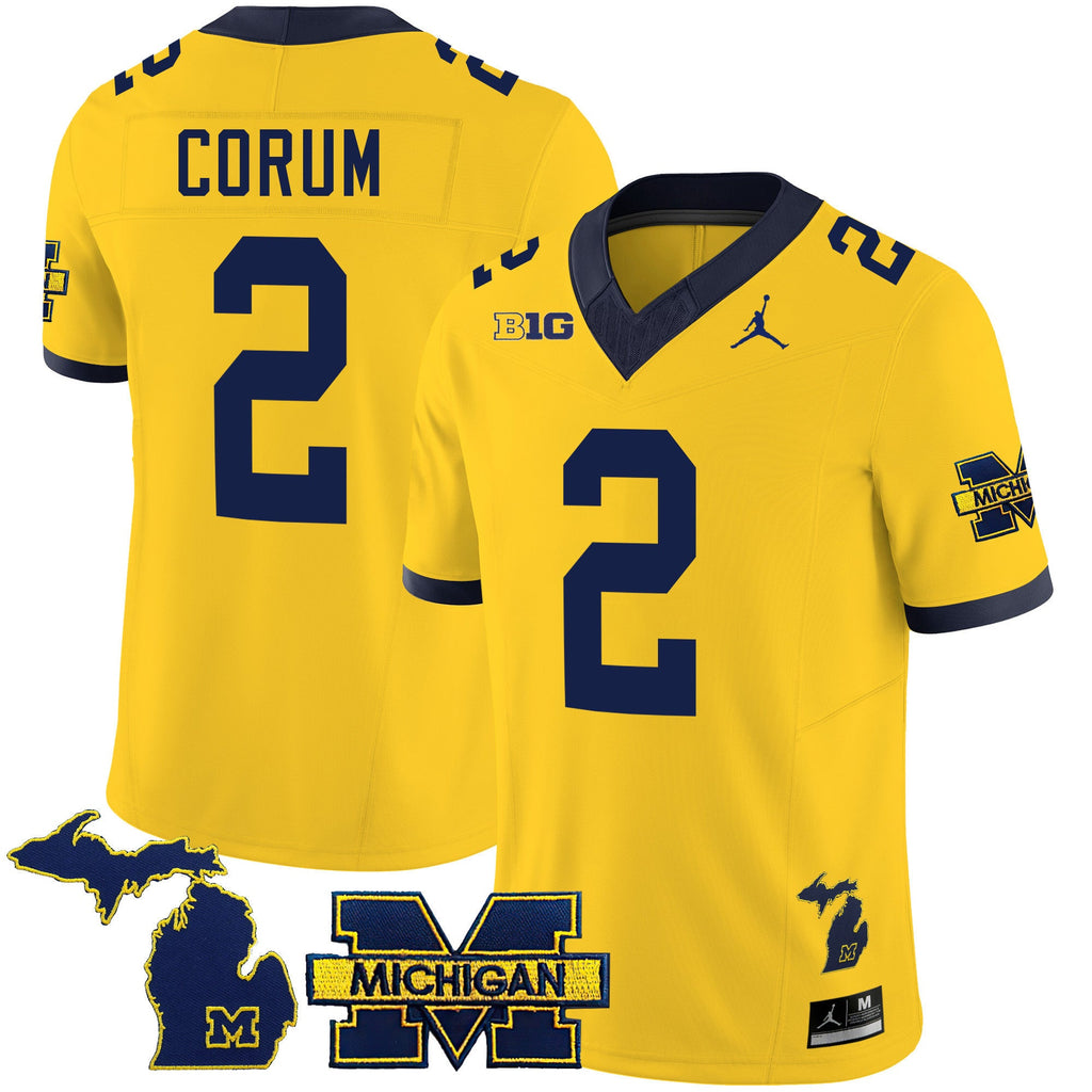 Men's Michigan Wolverines 2024 Special Jersey - All Stitched - image 32