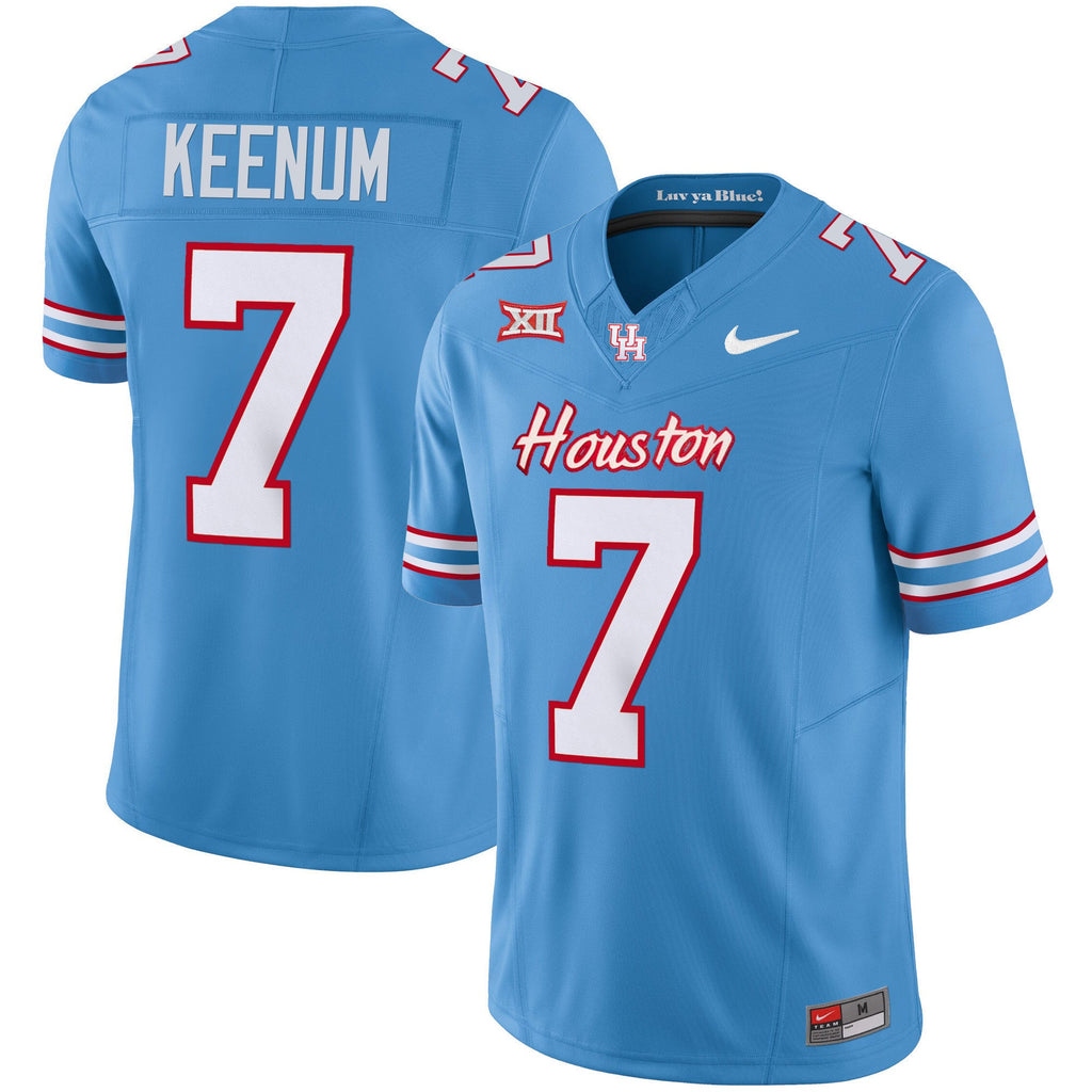 Men's Houston Cougars 2023 Oilers Inspired Vapor Jersey V4 - All Stitched - image 11