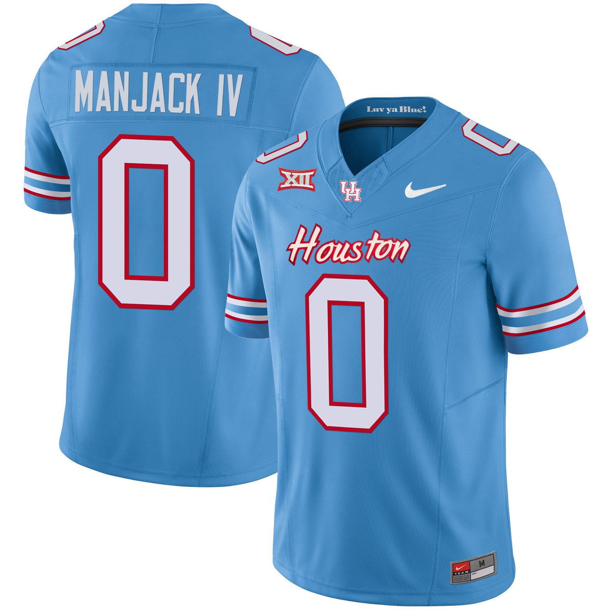 Men's Houston Cougars 2023 Oilers Inspired Vapor Jersey - All Stitched - image 6