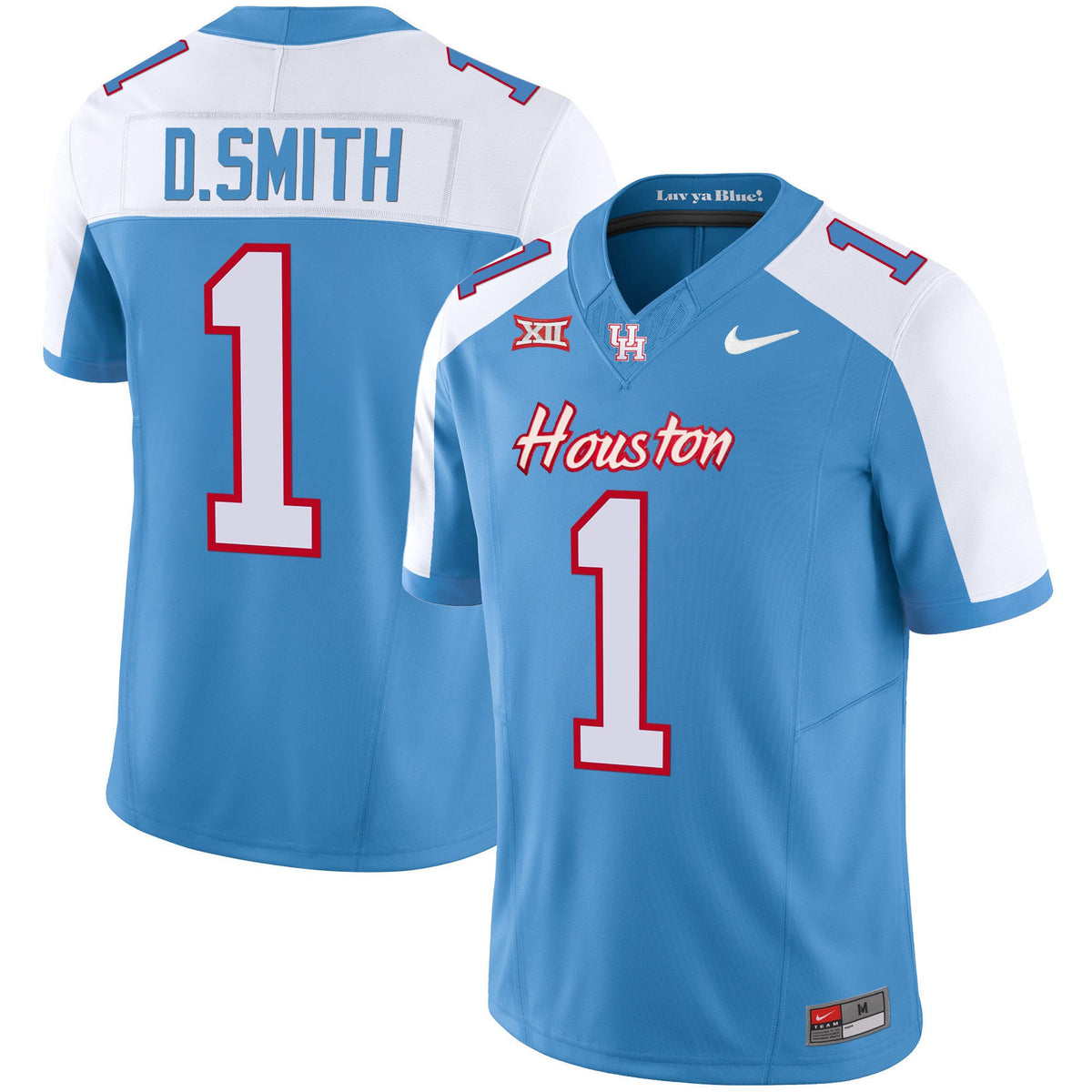 Men's Houston Cougars 2023 Oilers Inspired Vapor Jersey - All Stitched - image 8