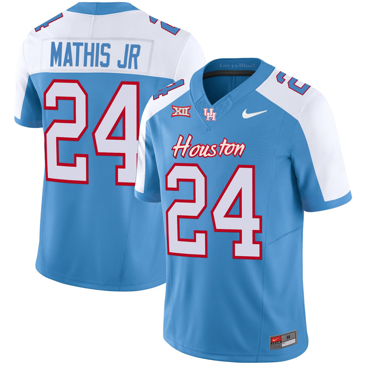 Men's Houston Cougars 2023 Oilers Inspired Vapor Jersey - All Stitched - image 10