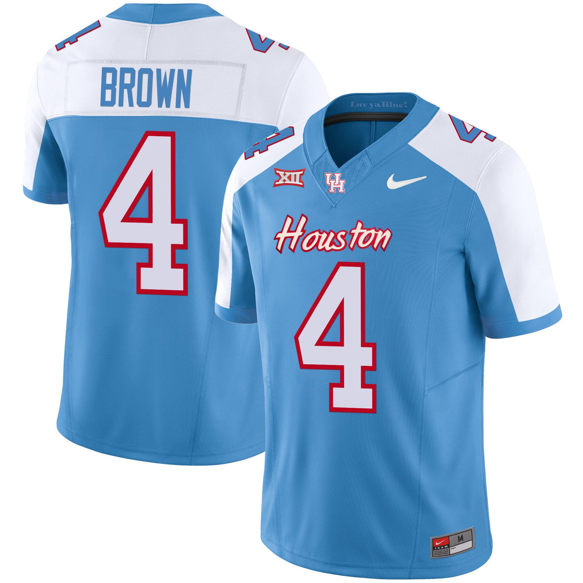Men's Houston Cougars 2023 Oilers Inspired Vapor Jersey - All Stitched - image 11