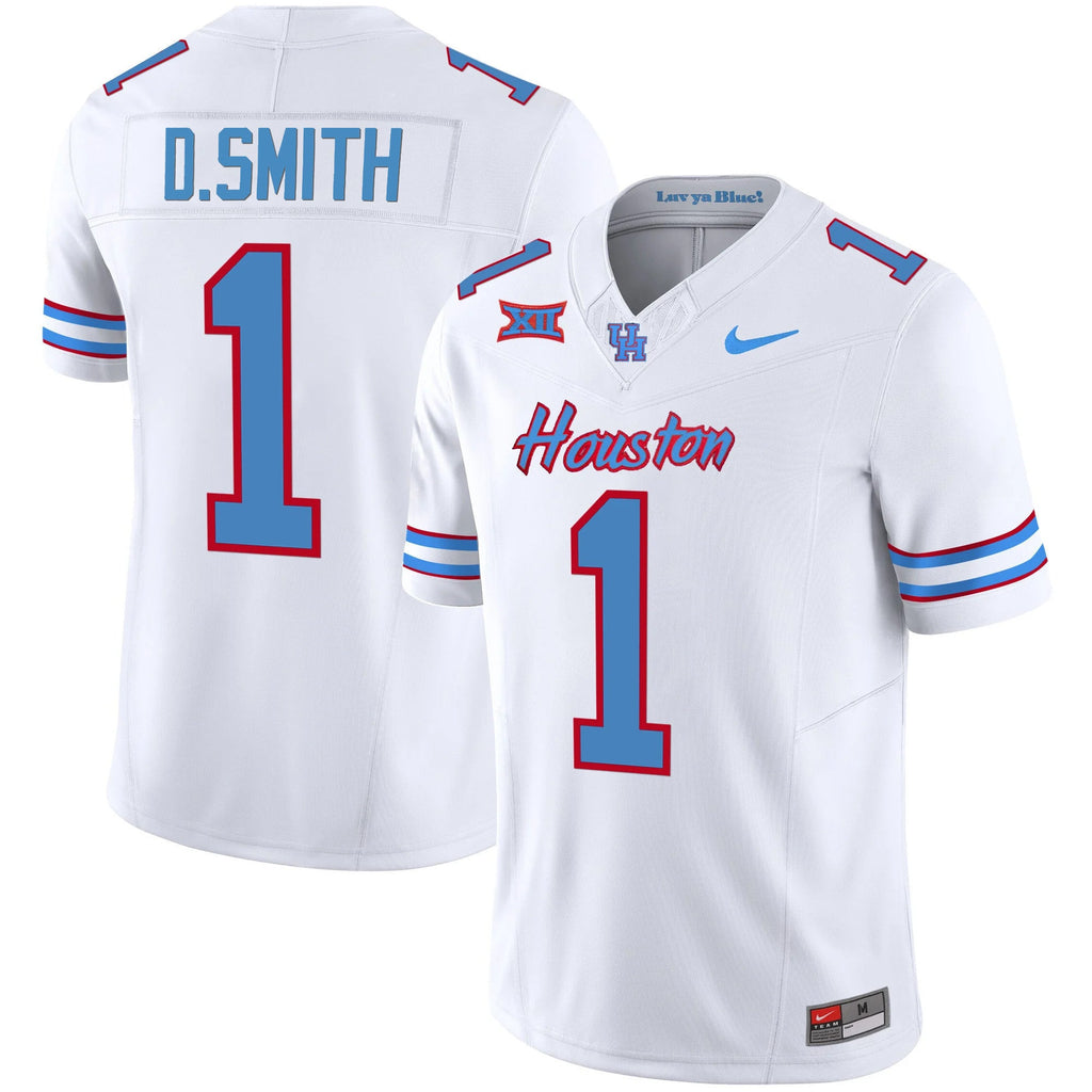 Men's Houston Cougars 2023 Oilers Inspired Vapor Jersey - All Stitched - image 15