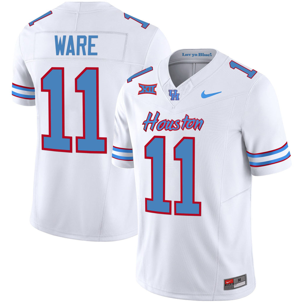 Men's Houston Cougars 2023 Oilers Inspired Vapor Jersey - All Stitched - image 16