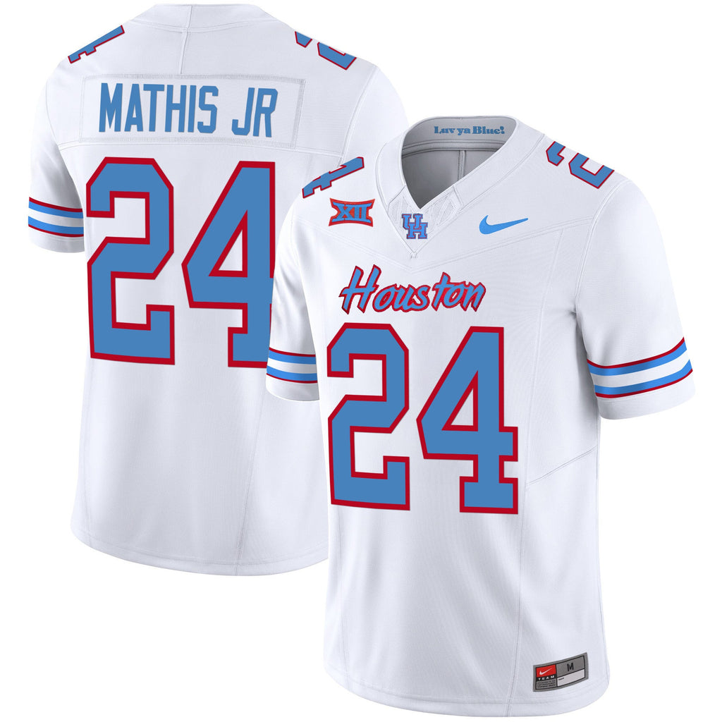 Men's Houston Cougars 2023 Oilers Inspired Vapor Jersey - All Stitched - image 17