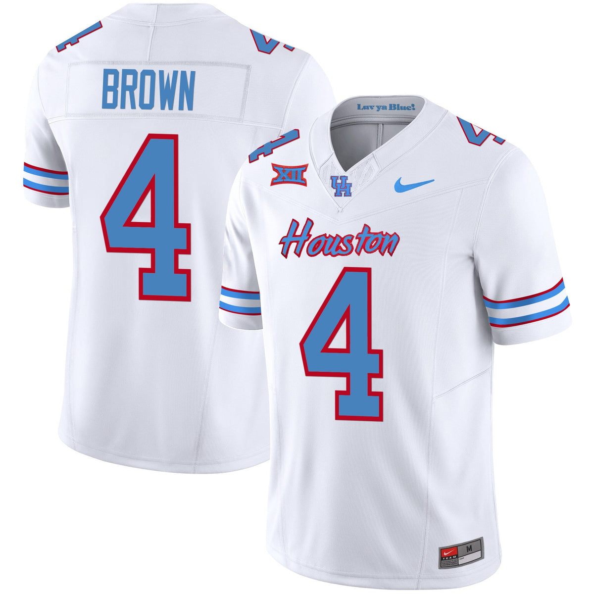 Men's Houston Cougars 2023 Oilers Inspired Vapor Jersey - All Stitched - image 18