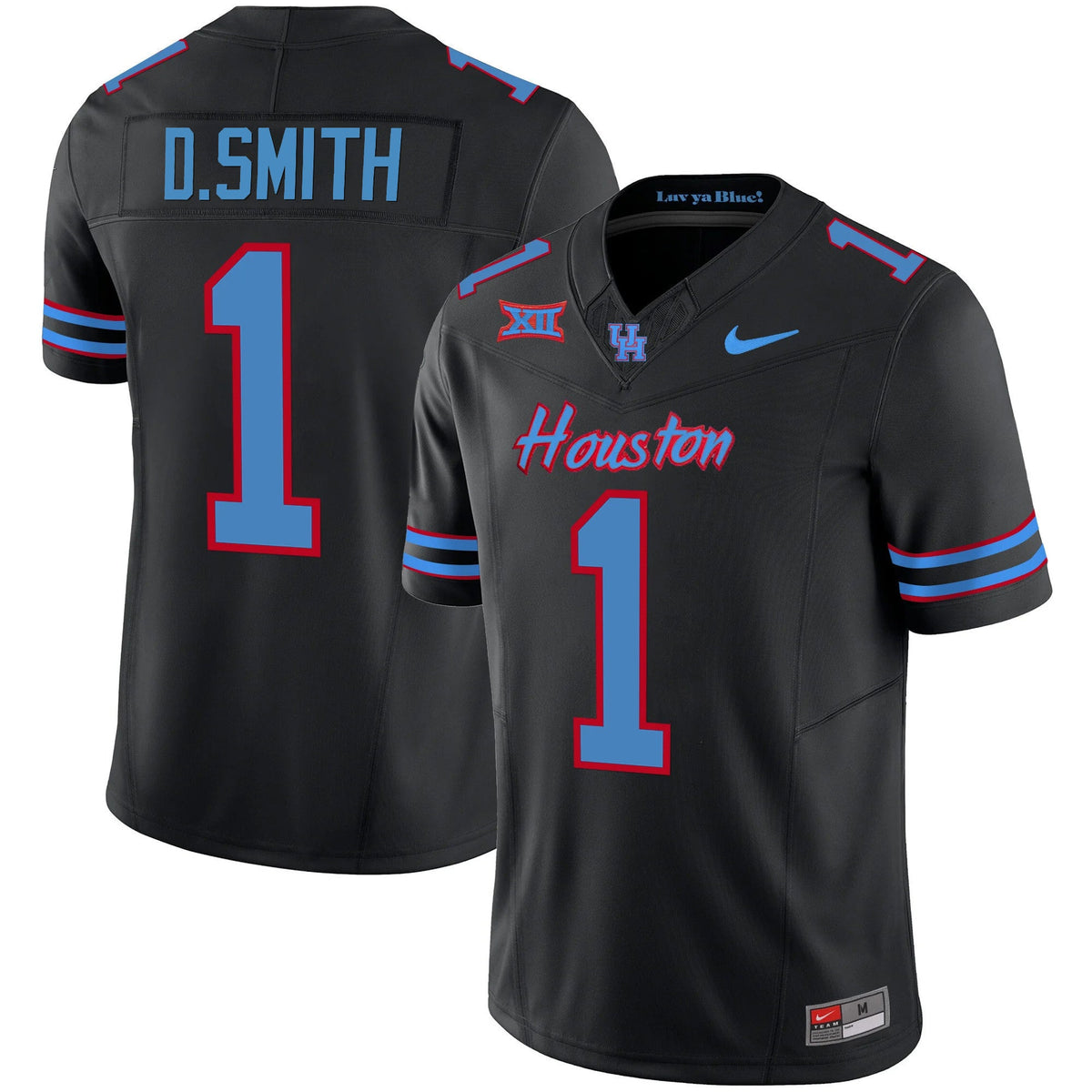 Men's Houston Cougars 2023 Oilers Inspired Vapor Jersey - All Stitched - image 22
