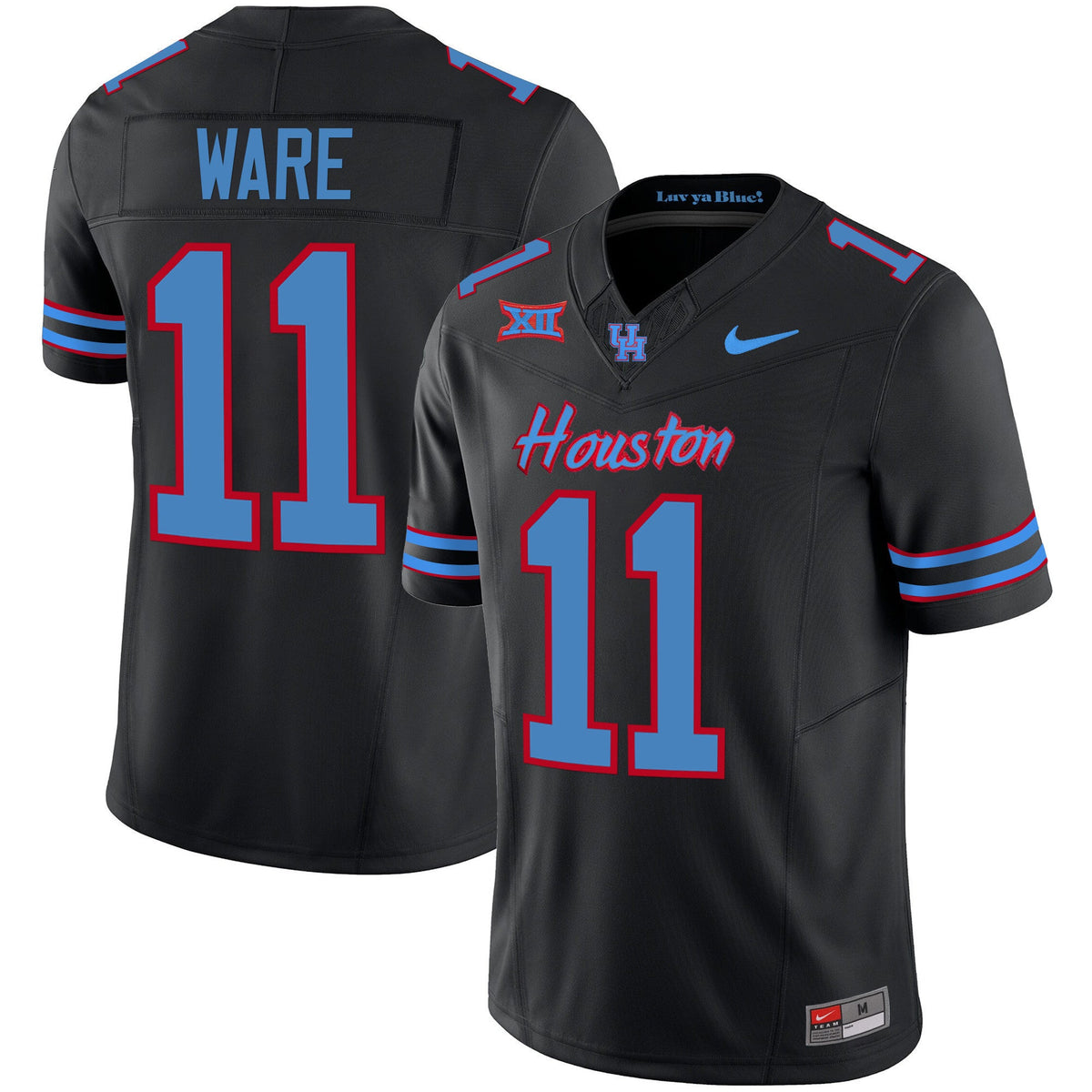 Men's Houston Cougars 2023 Oilers Inspired Vapor Jersey - All Stitched - image 23