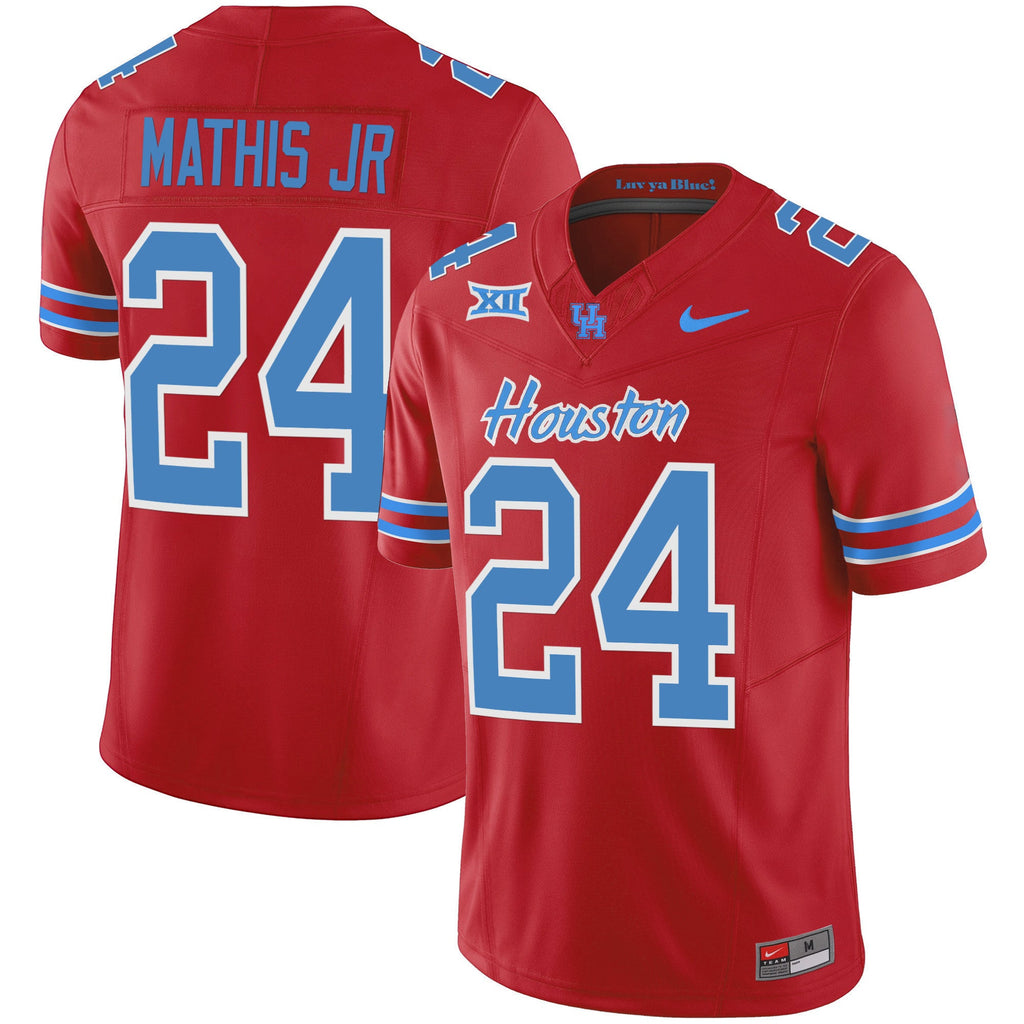 Men's Houston Cougars 2023 Oilers Inspired Vapor Jersey - All Stitched - image 31