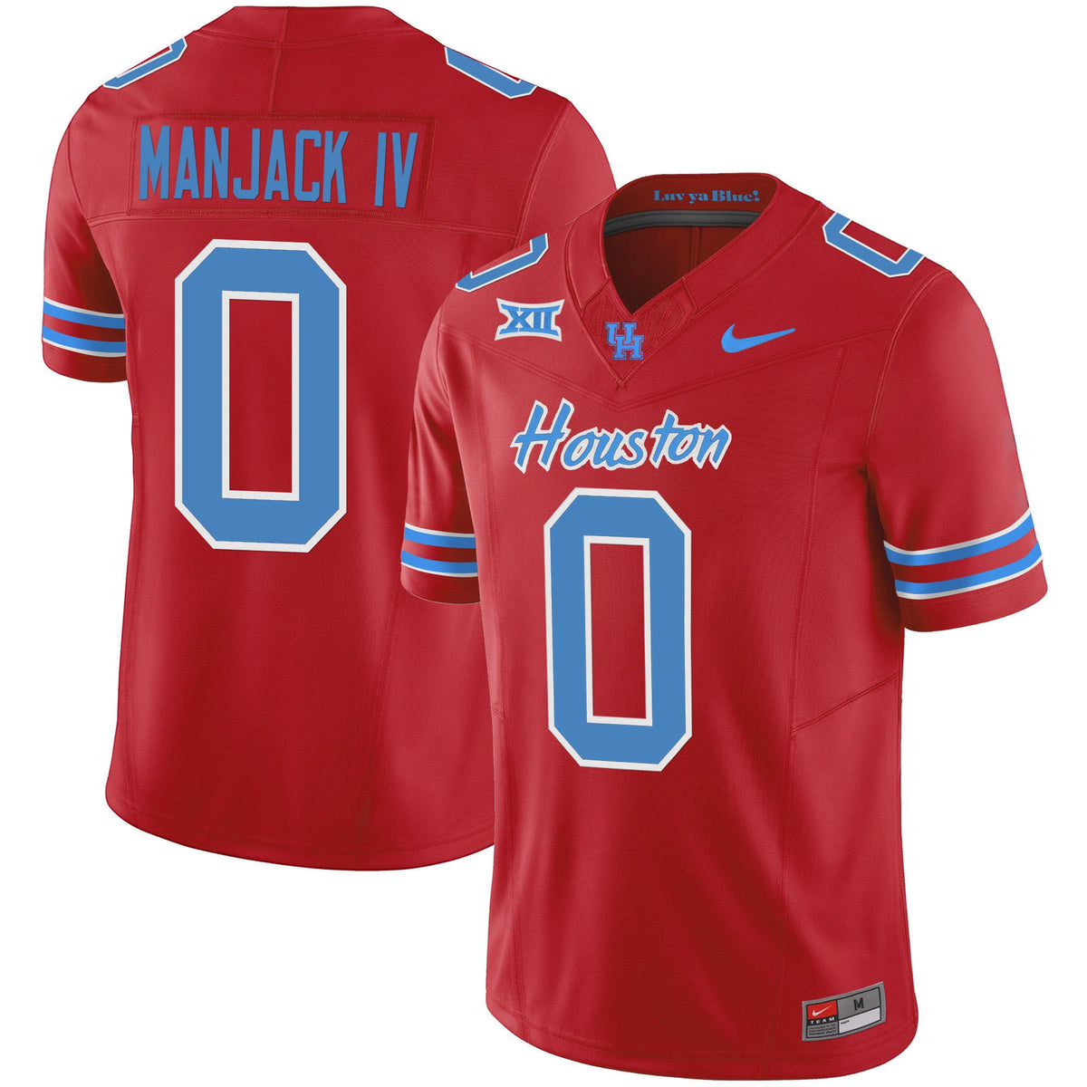 Men's Houston Cougars 2023 Oilers Inspired Vapor Jersey - All Stitched - image 34
