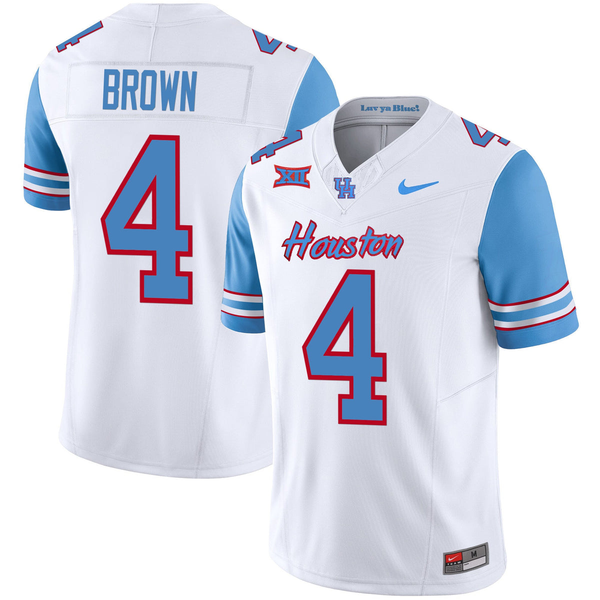 Men's Houston Cougars 2023 Oilers Inspired Vapor Jersey - All Stitched - image 39