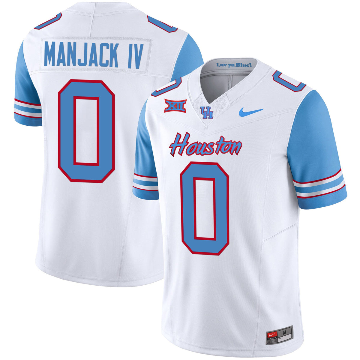 Men's Houston Cougars 2023 Oilers Inspired Vapor Jersey - All Stitched - image 41