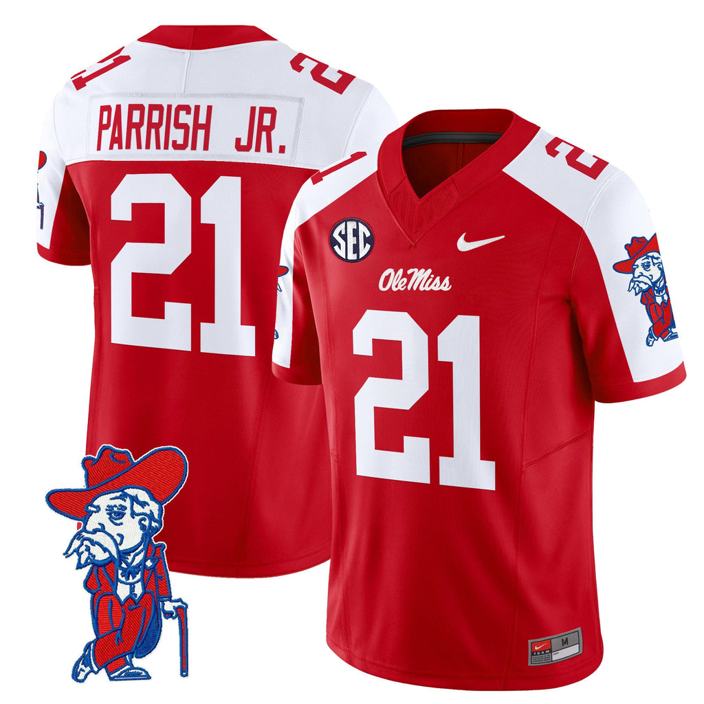 Men's Ole Miss Rebels 2024 Vapor Limited Jersey V2 - All Stitched - image 9