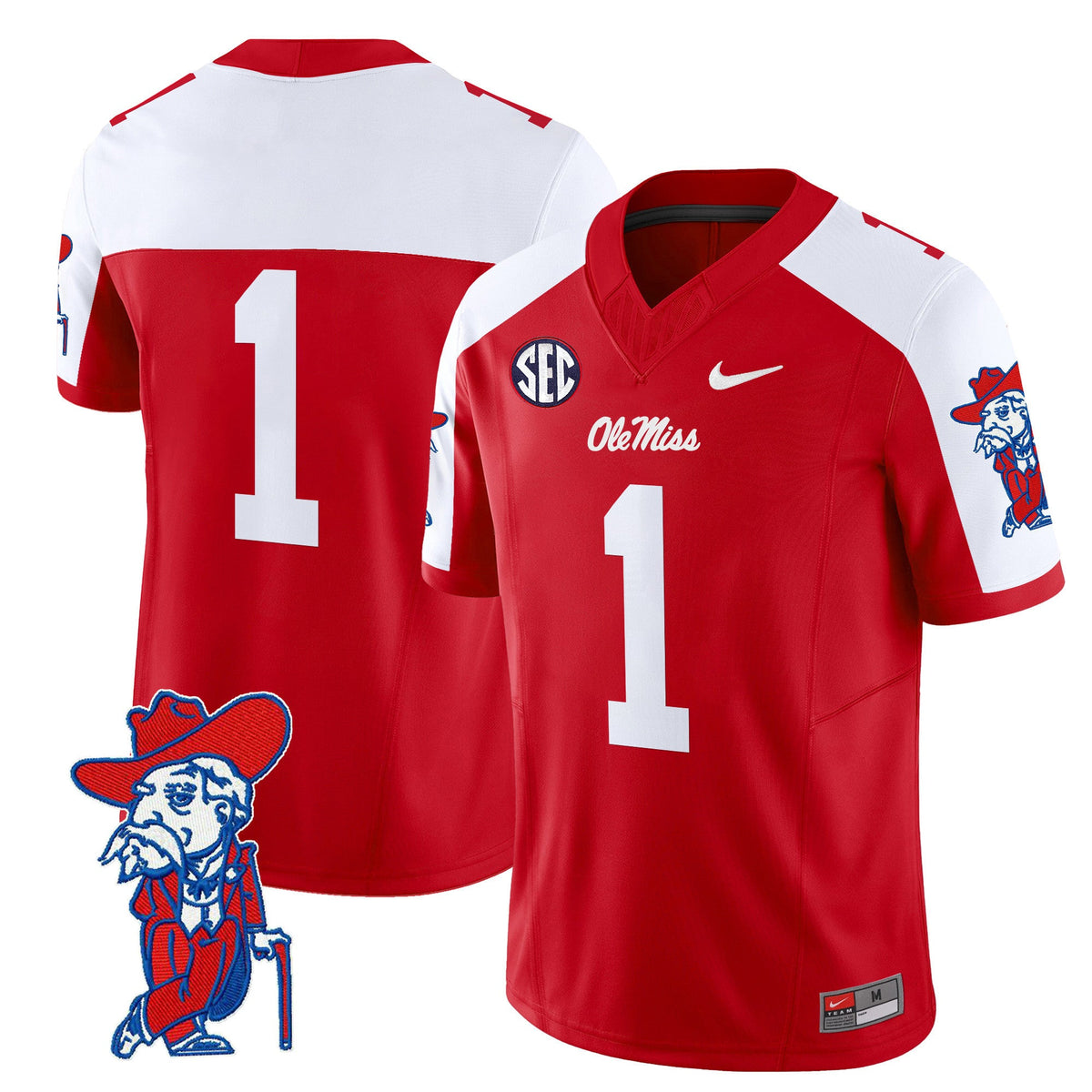 Men's Ole Miss Rebels 2024 Vapor Limited Jersey V2 - All Stitched - image 14
