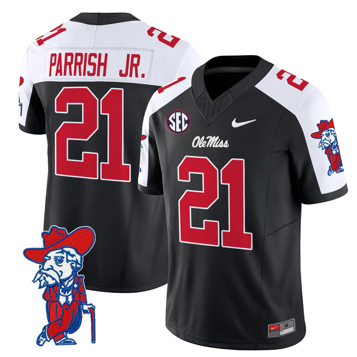 Men's Ole Miss Rebels 2024 Vapor Limited Jersey V2 - All Stitched - image 16