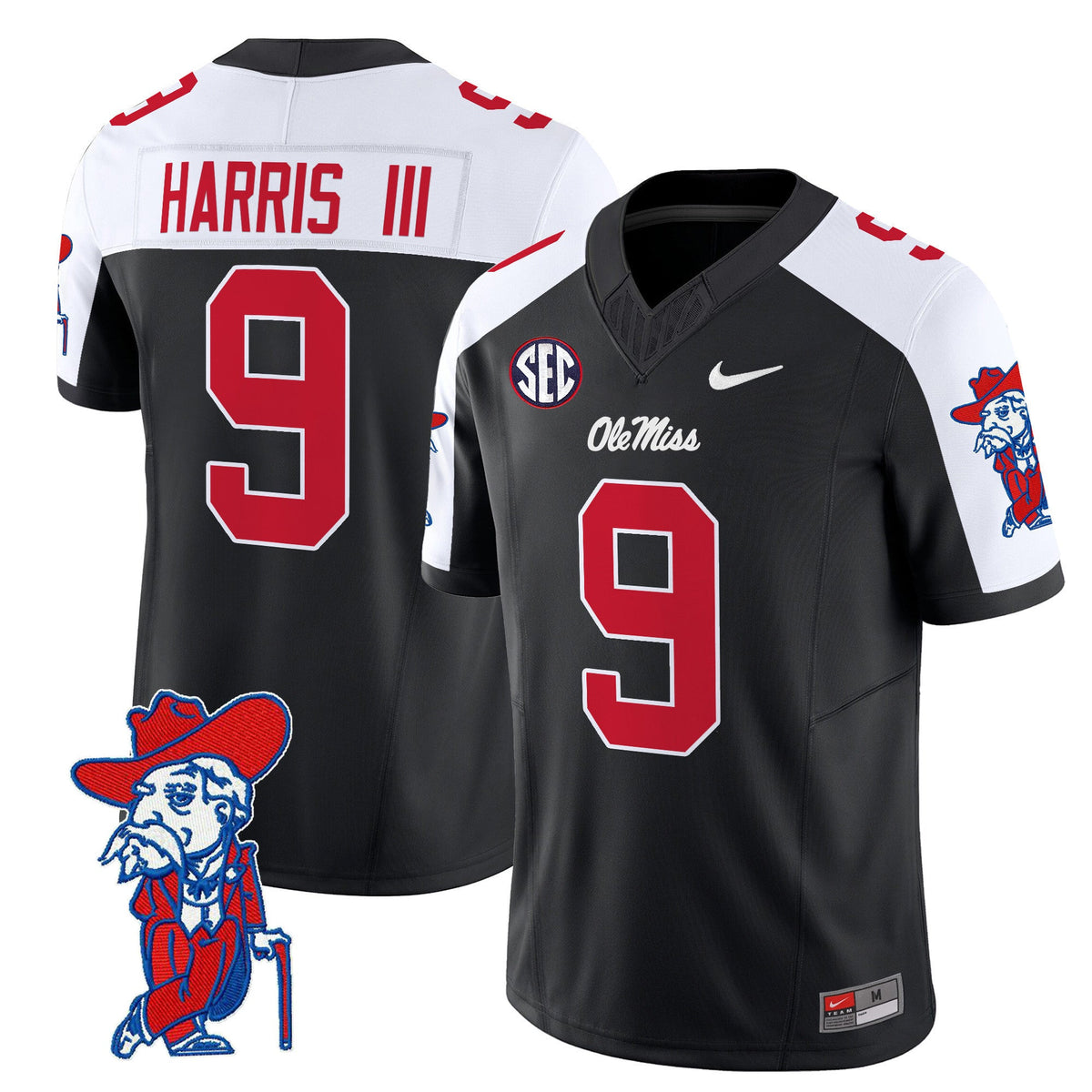 Men's Ole Miss Rebels 2024 Vapor Limited Jersey V2 - All Stitched - image 17