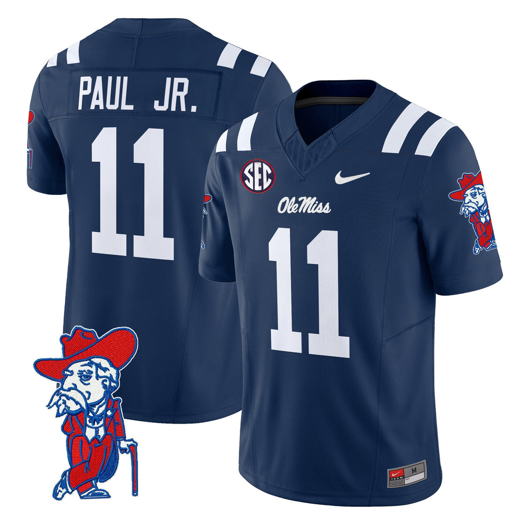Men's Ole Miss Rebels 2024 Vapor Limited Jersey V2 - All Stitched - image 25