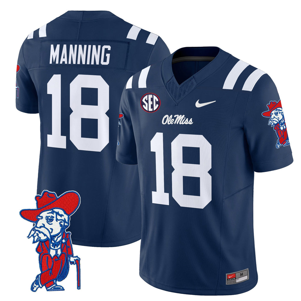 Men's Ole Miss Rebels 2024 Vapor Limited Jersey V2 - All Stitched - image 27