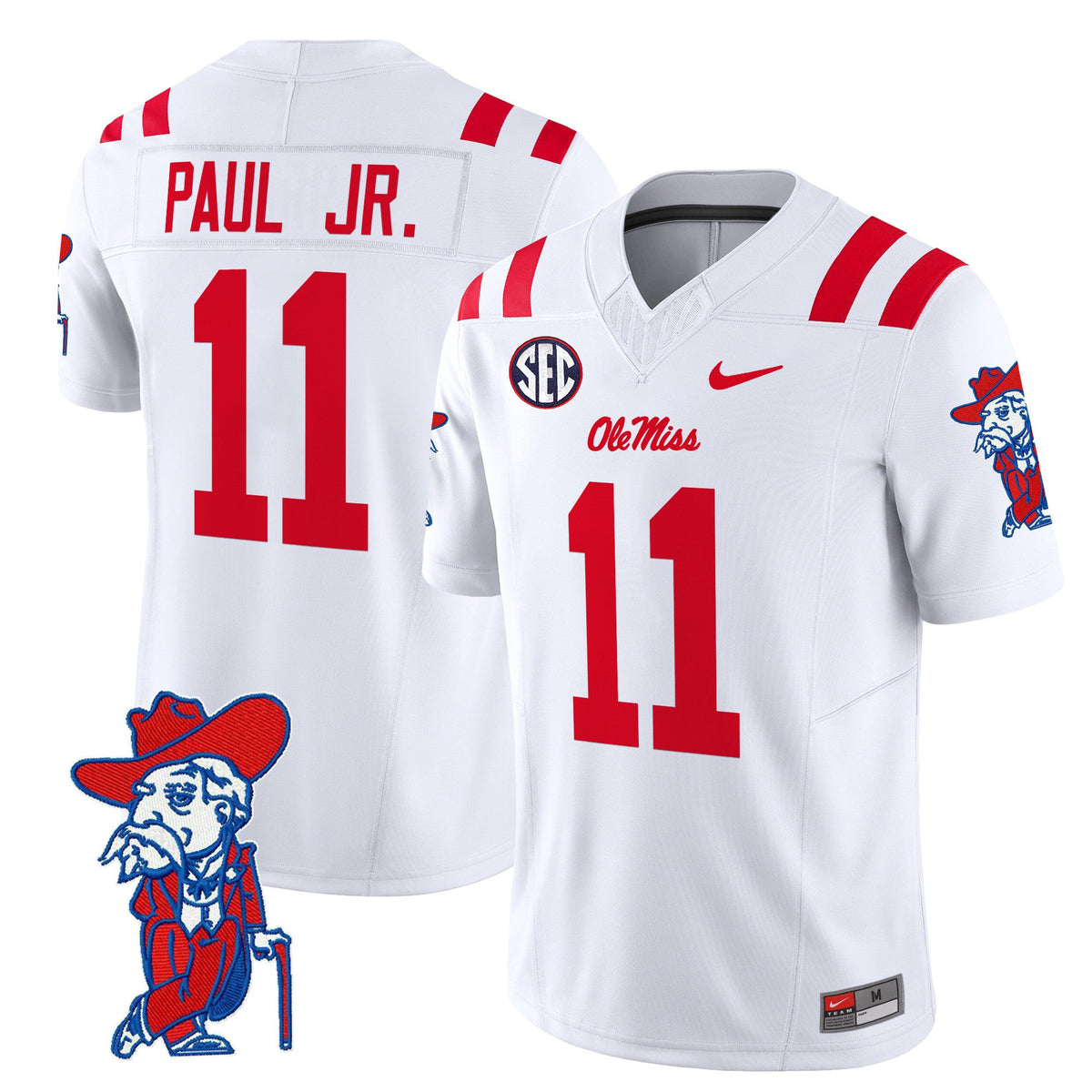 Men's Ole Miss Rebels 2024 Vapor Limited Jersey V2 - All Stitched - image 32