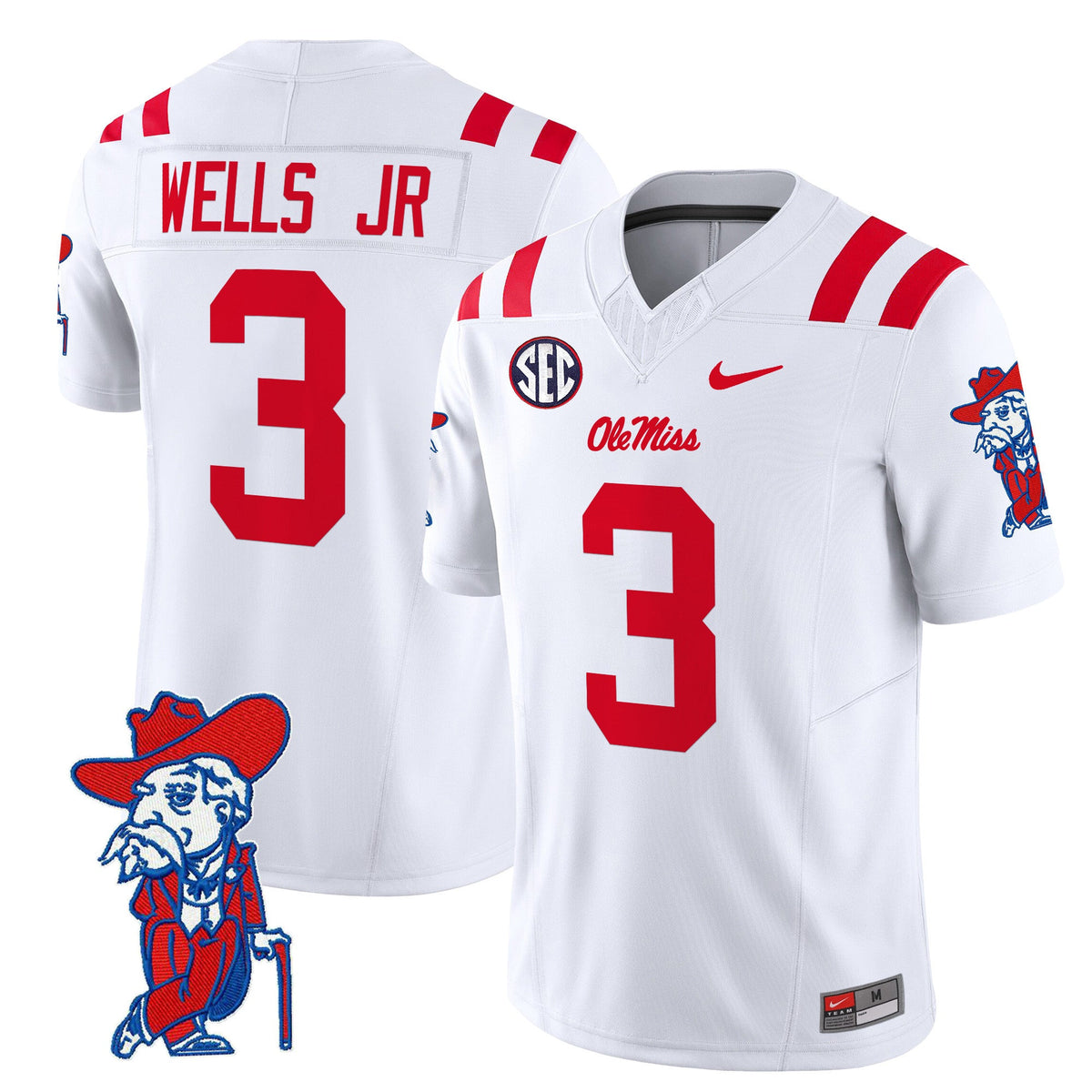 Men's Ole Miss Rebels 2024 Vapor Limited Jersey V2 - All Stitched - image 33