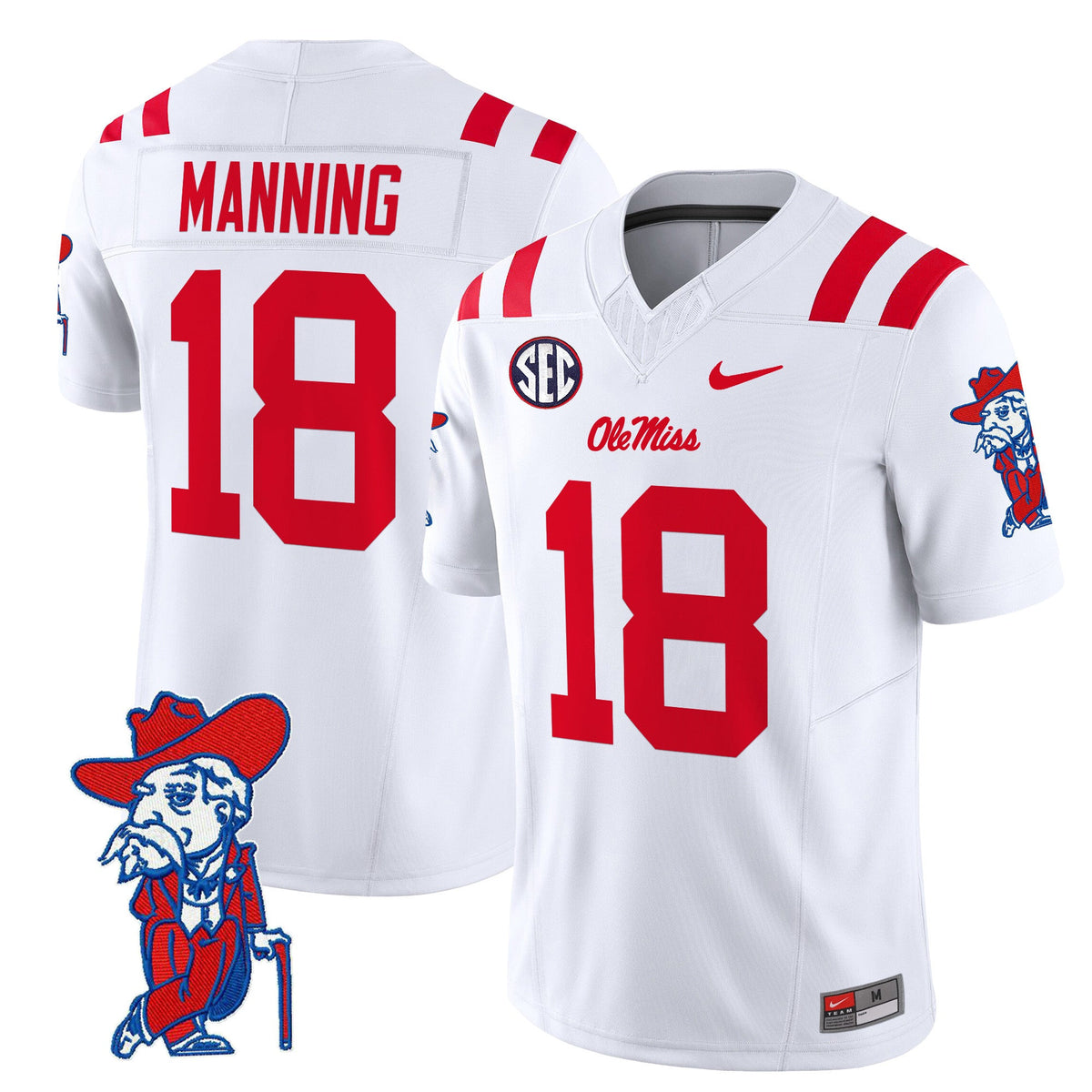 Men's Ole Miss Rebels 2024 Vapor Limited Jersey V2 - All Stitched - image 34