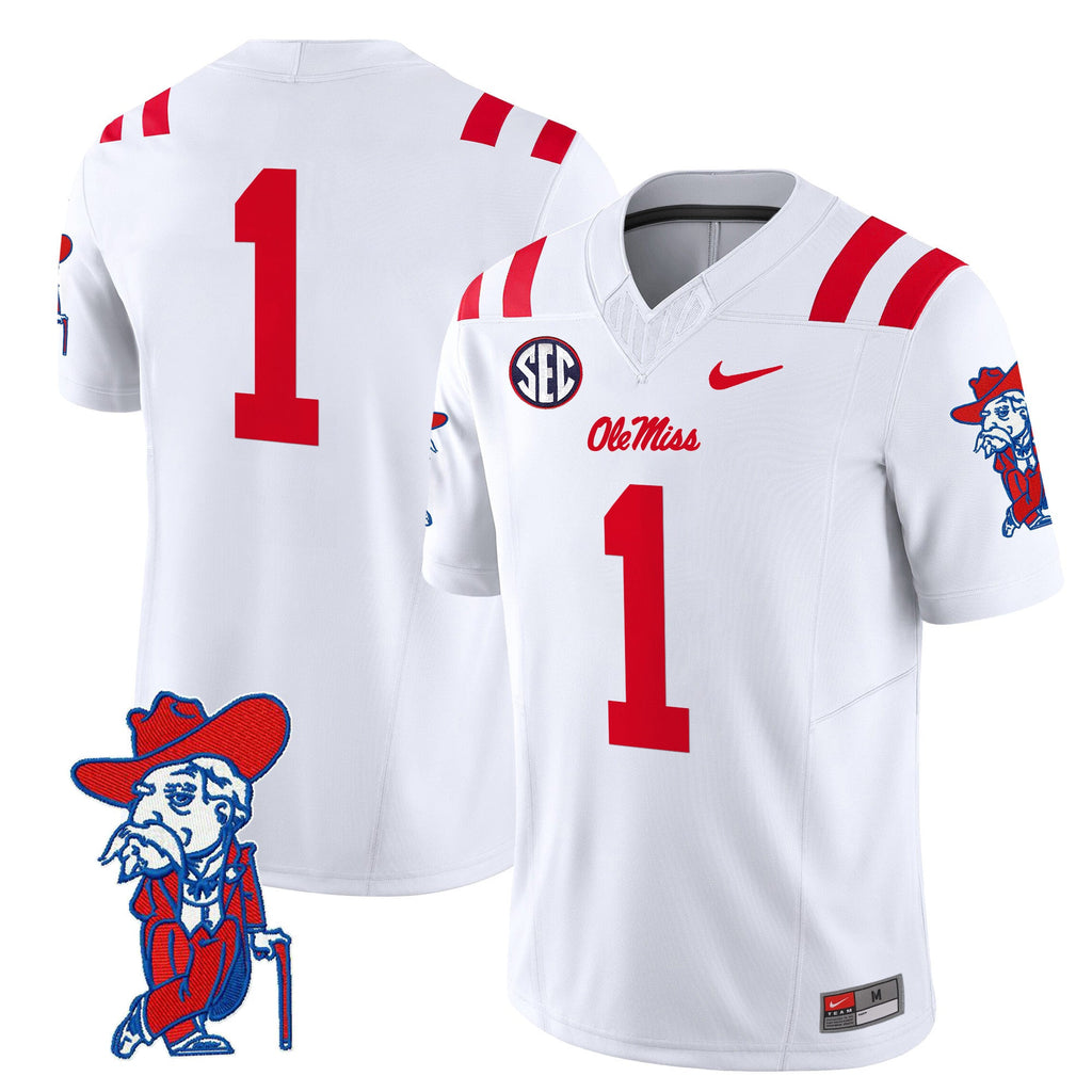 Men's Ole Miss Rebels 2024 Vapor Limited Jersey V2 - All Stitched - image 35