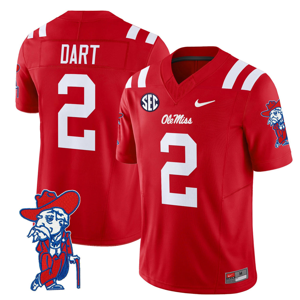 Men's Ole Miss Rebels 2024 Vapor Limited Jersey V2 - All Stitched - image 36