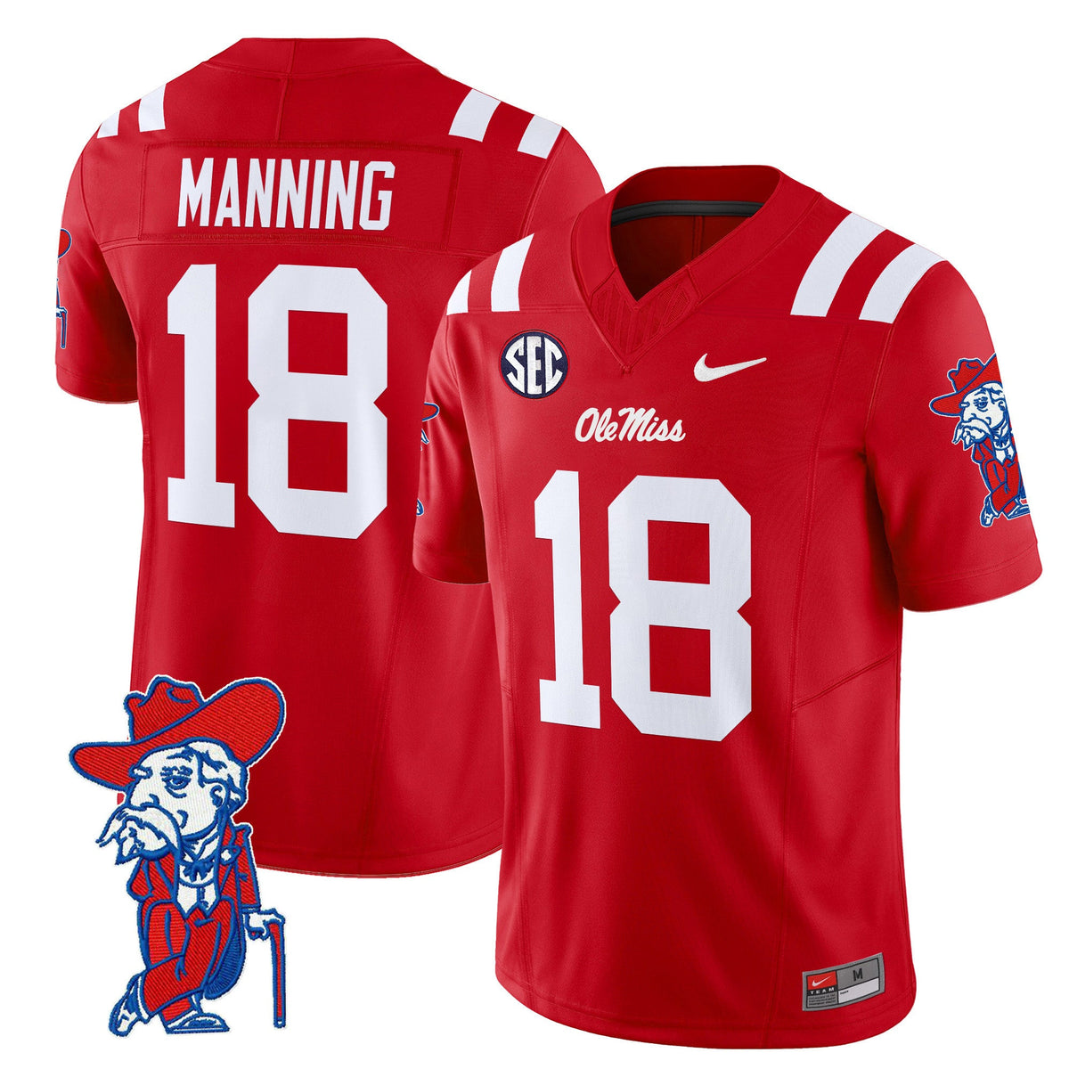 Men's Ole Miss Rebels 2024 Vapor Limited Jersey V2 - All Stitched - image 41