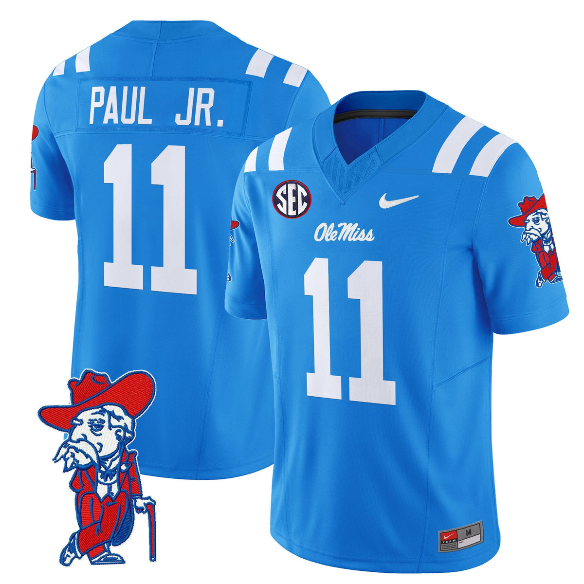 Men's Ole Miss Rebels 2024 Vapor Limited Jersey V2 - All Stitched - image 46