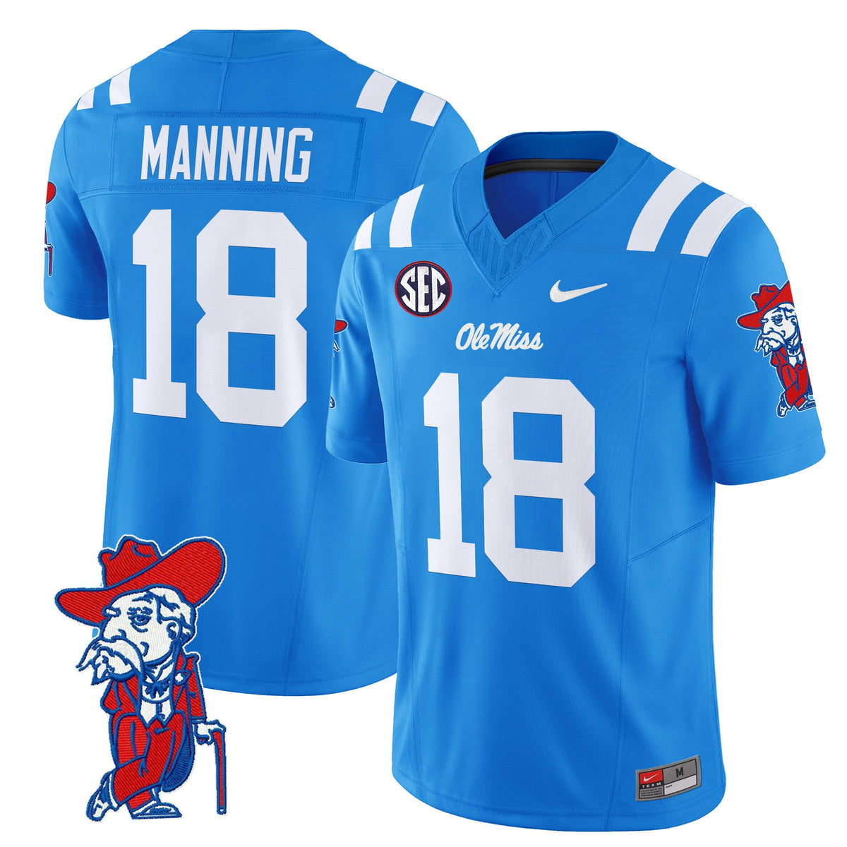Men's Ole Miss Rebels 2024 Vapor Limited Jersey V2 - All Stitched - image 48