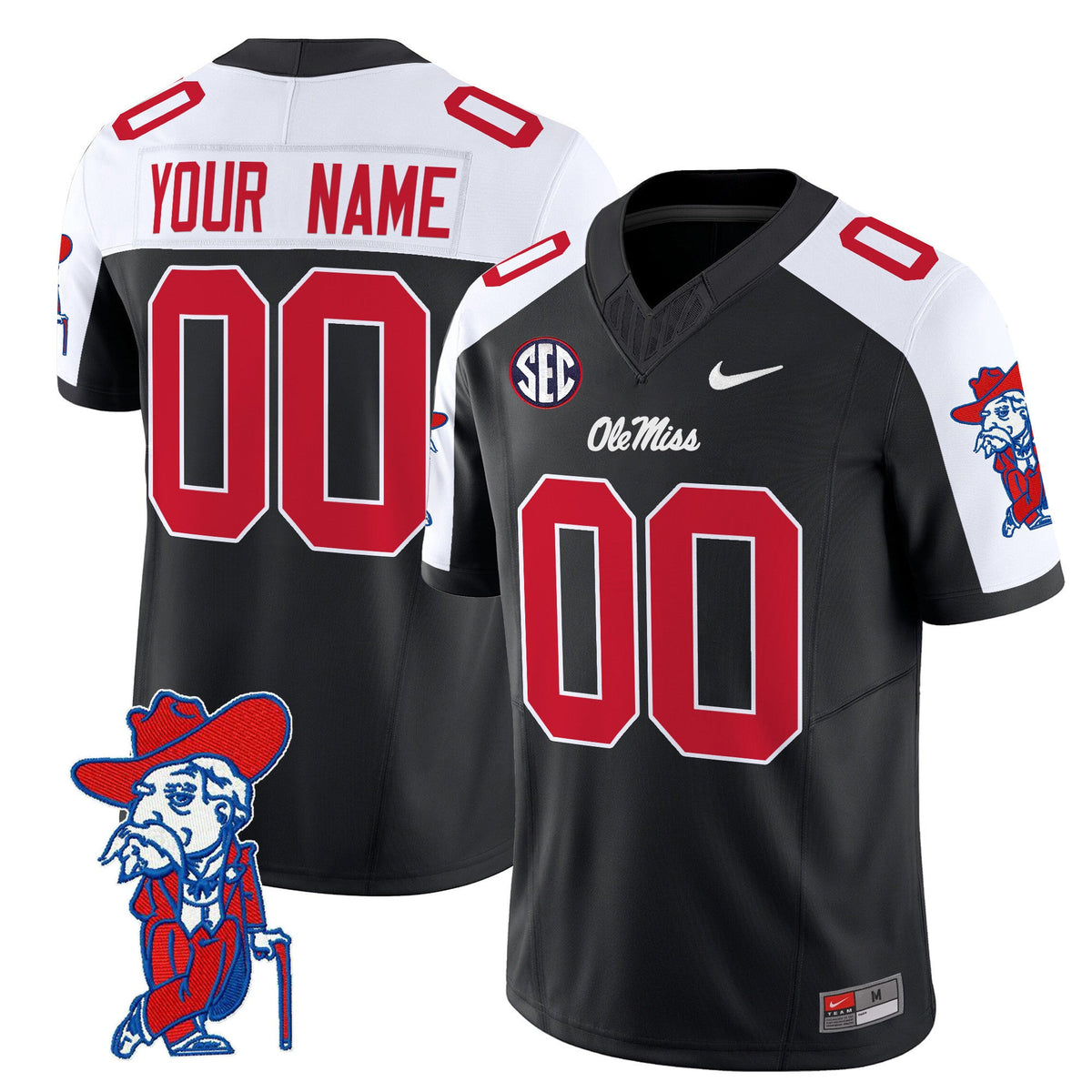 Ole Miss Rebels 2024 Vapor Limited Custom Jersey V2 - All Stitched - image 3