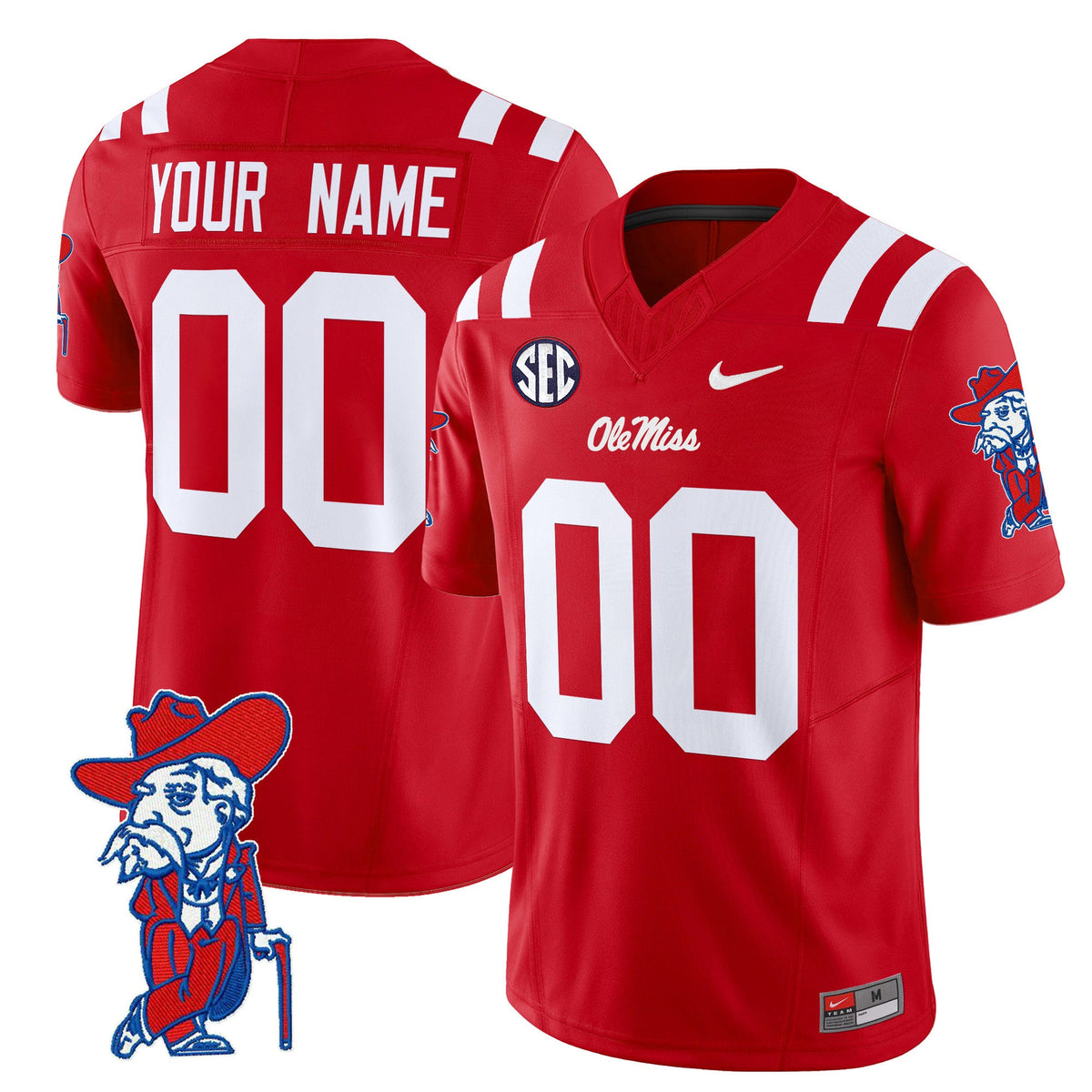 Ole Miss Rebels 2024 Vapor Limited Custom Jersey V2 - All Stitched - image 6