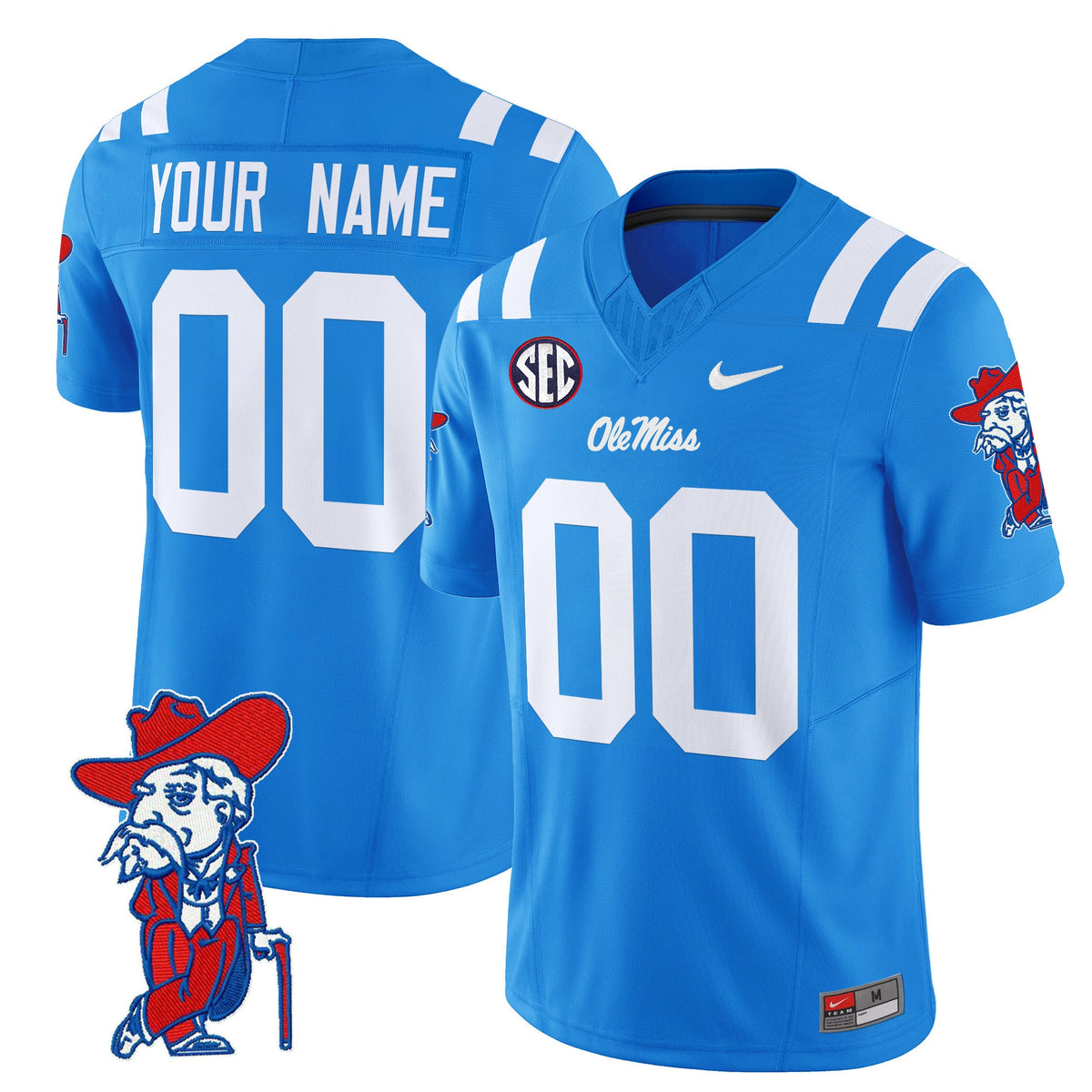 Ole Miss Rebels 2024 Vapor Limited Custom Jersey V2 - All Stitched - image 7