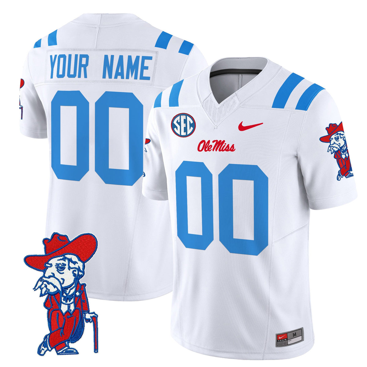 Ole Miss Rebels 2024 Vapor Limited Custom Jersey V2 - All Stitched - image 1