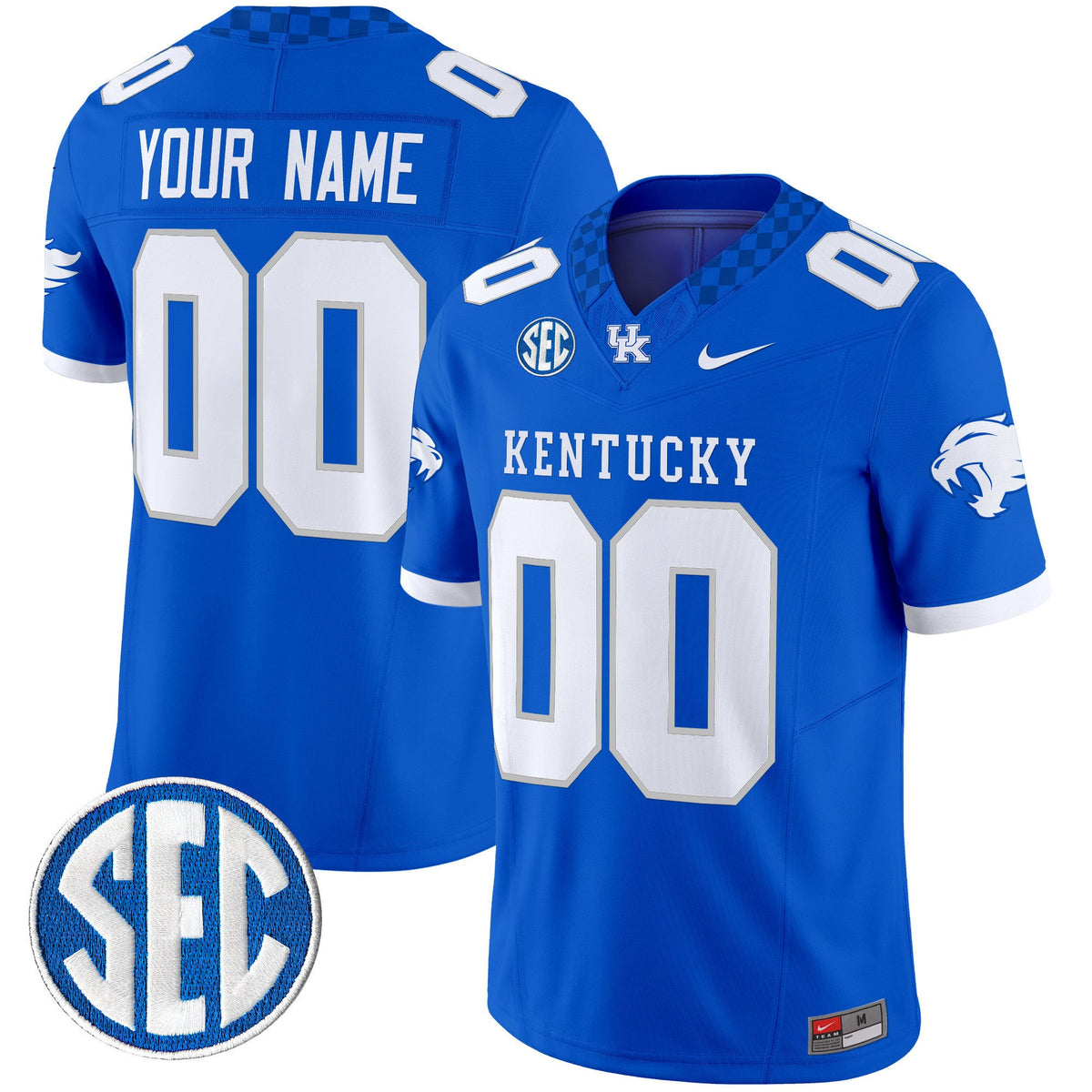 Kentucky Wildcats 2025 Vapor Limited Custom Jersey - All Stitched - image 4