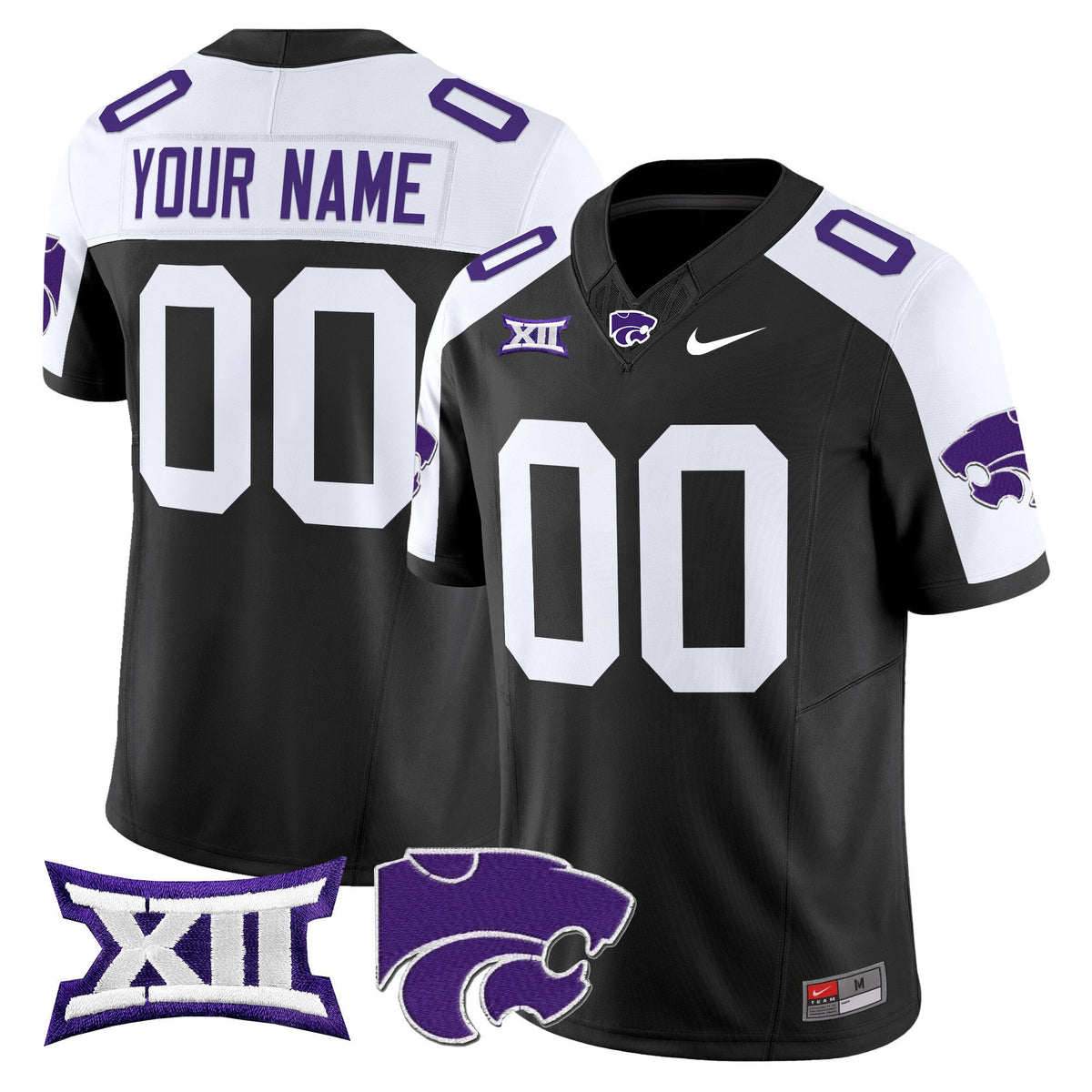 Kansas State Wildcats 2025 Vapor Limited Custom Jersey - All Stitched - image 2