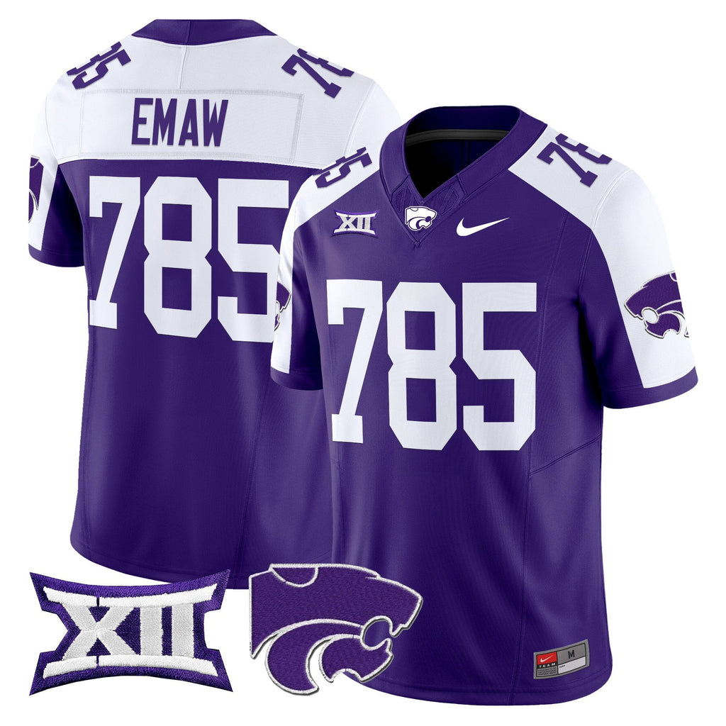 Men's Kansas State Wildcats 2025 Vapor Limited Jersey - All Stitched - image 2