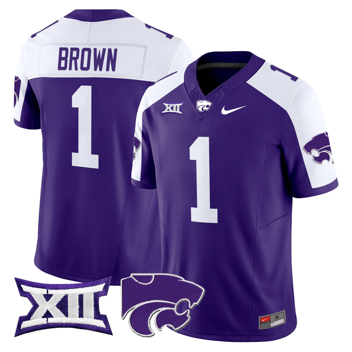 Women's Kansas State Wildcats 2025 Vapor Limited Jersey - All Stitched - image 3