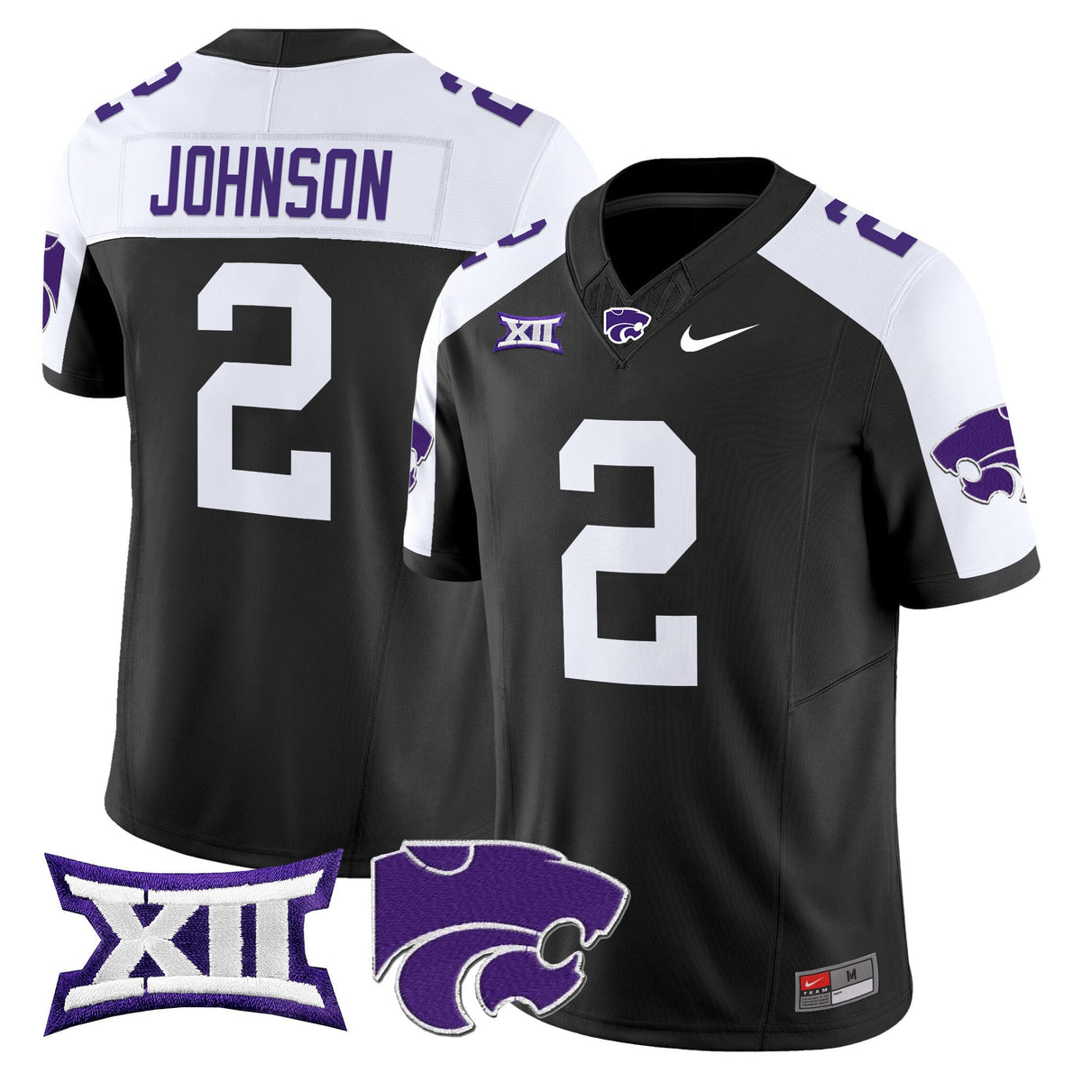 Men's Kansas State Wildcats 2025 Vapor Limited Jersey - All Stitched - image 8