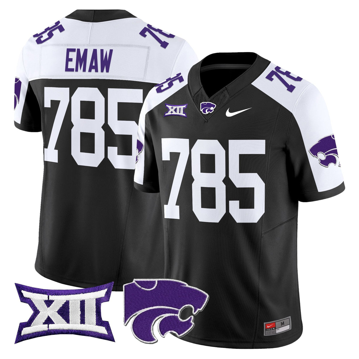 Men's Kansas State Wildcats 2025 Vapor Limited Jersey - All Stitched - image 9