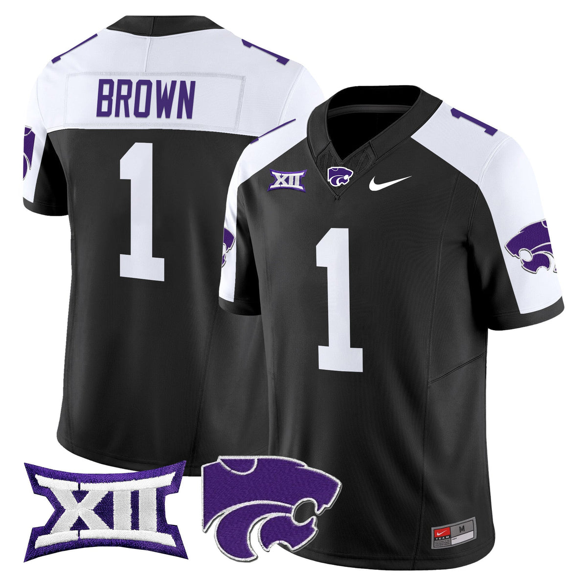Men's Kansas State Wildcats 2025 Vapor Limited Jersey - All Stitched - image 10