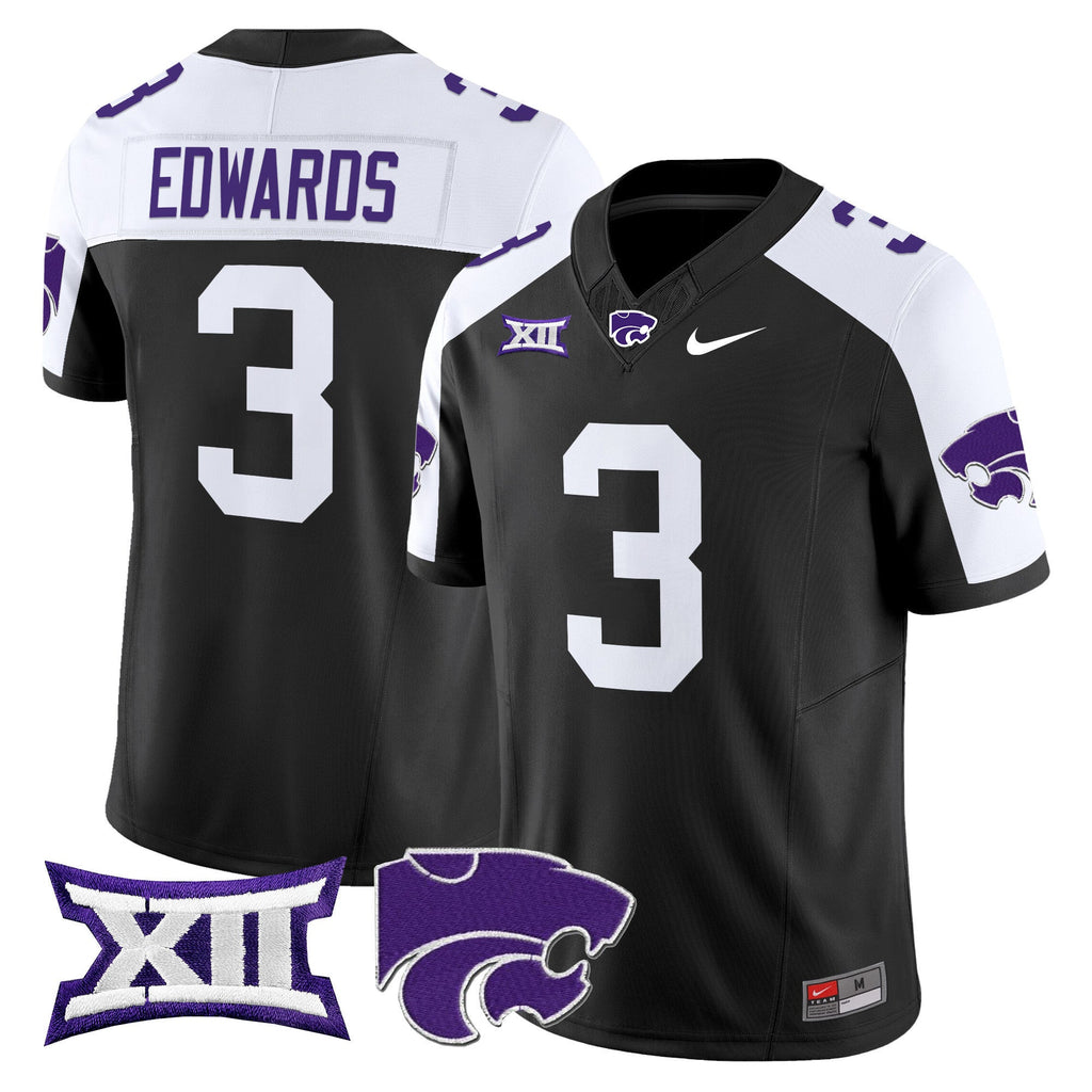 Men's Kansas State Wildcats 2025 Vapor Limited Jersey - All Stitched - image 11
