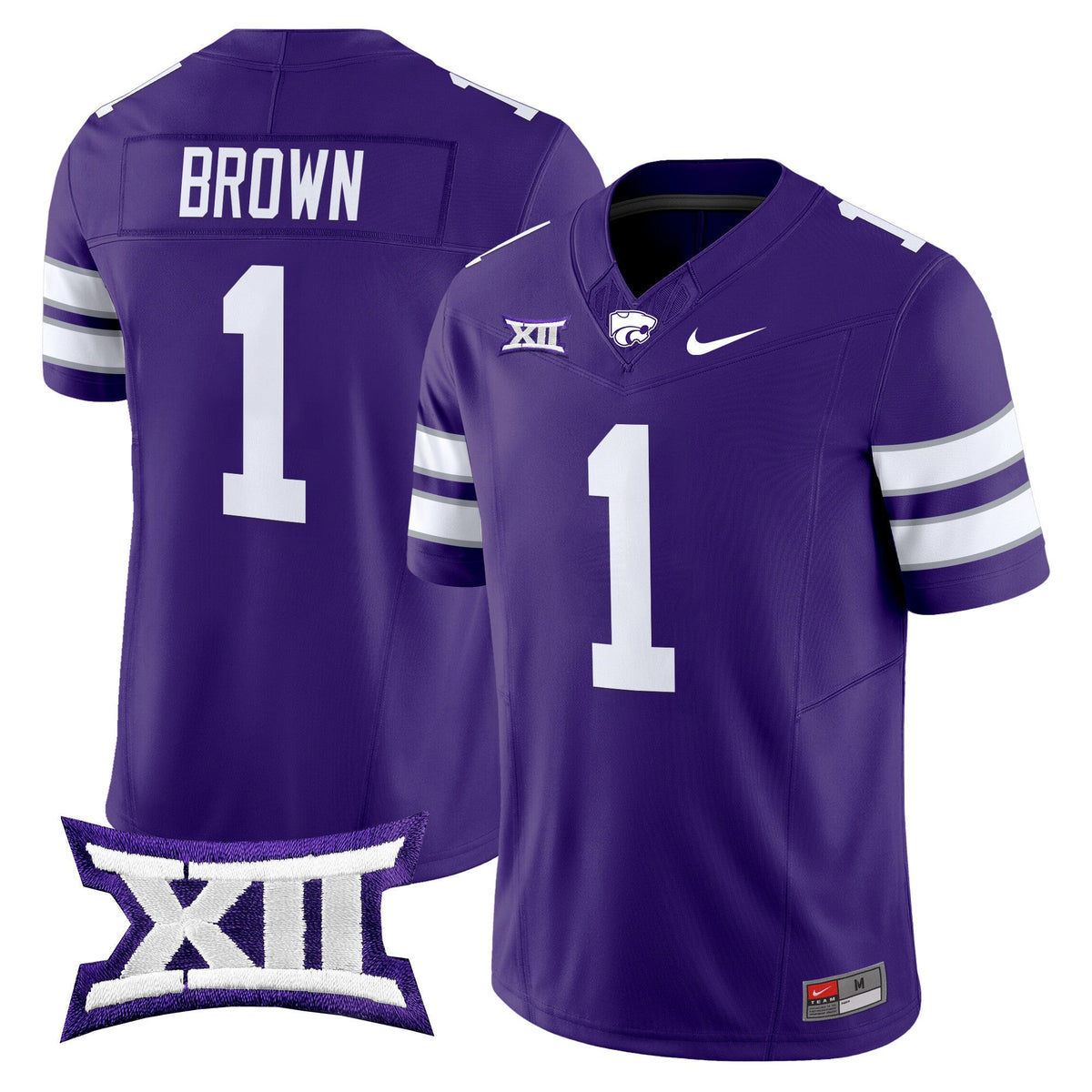 Men's Kansas State Wildcats 2025 Vapor Limited Jersey - All Stitched - image 17