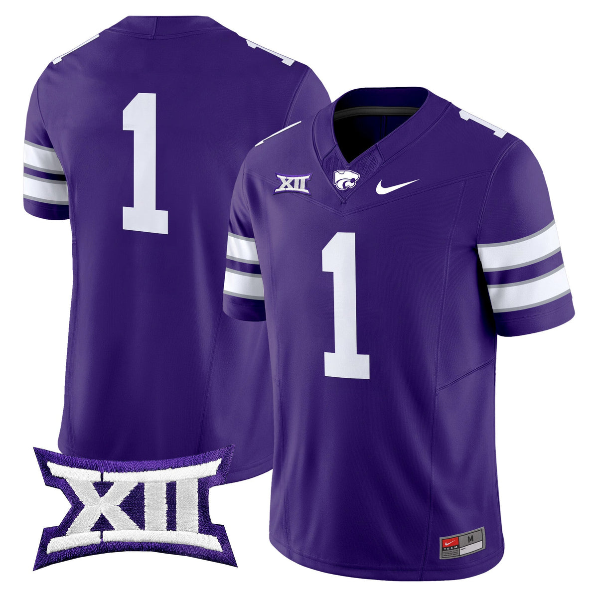 Men's Kansas State Wildcats 2025 Vapor Limited Jersey - All Stitched - image 21