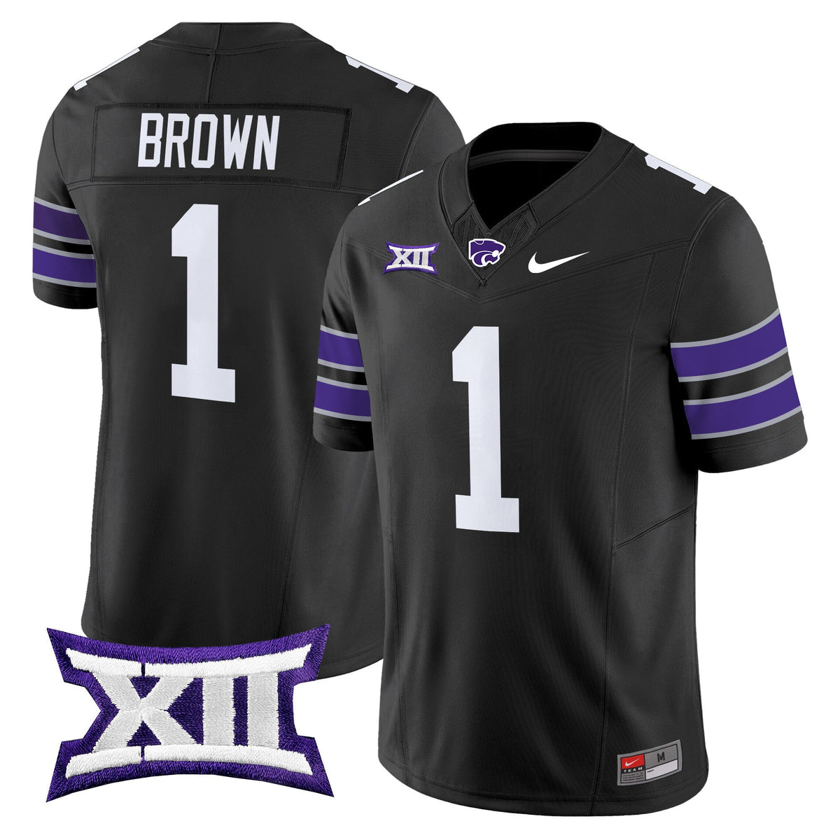 Men's Kansas State Wildcats 2025 Vapor Limited Jersey - All Stitched - image 31