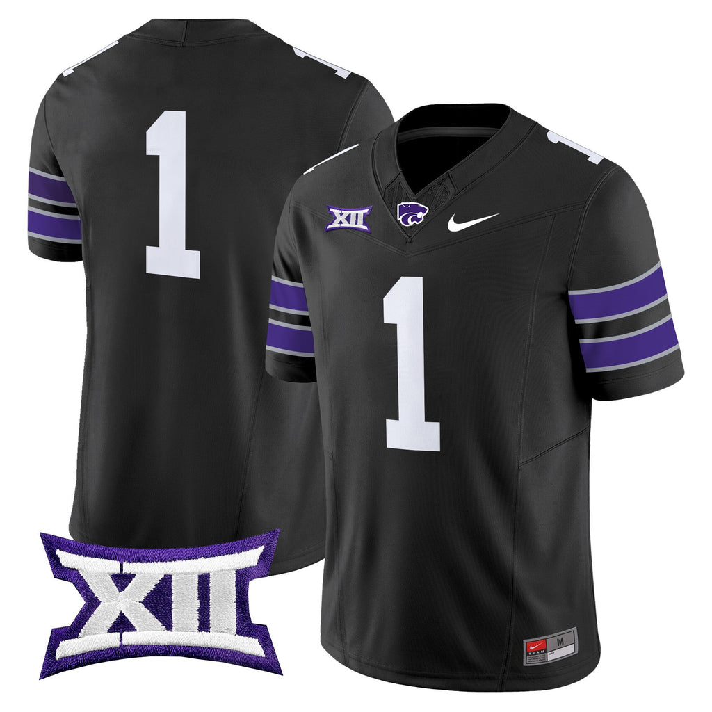 Men's Kansas State Wildcats 2025 Vapor Limited Jersey - All Stitched - image 35